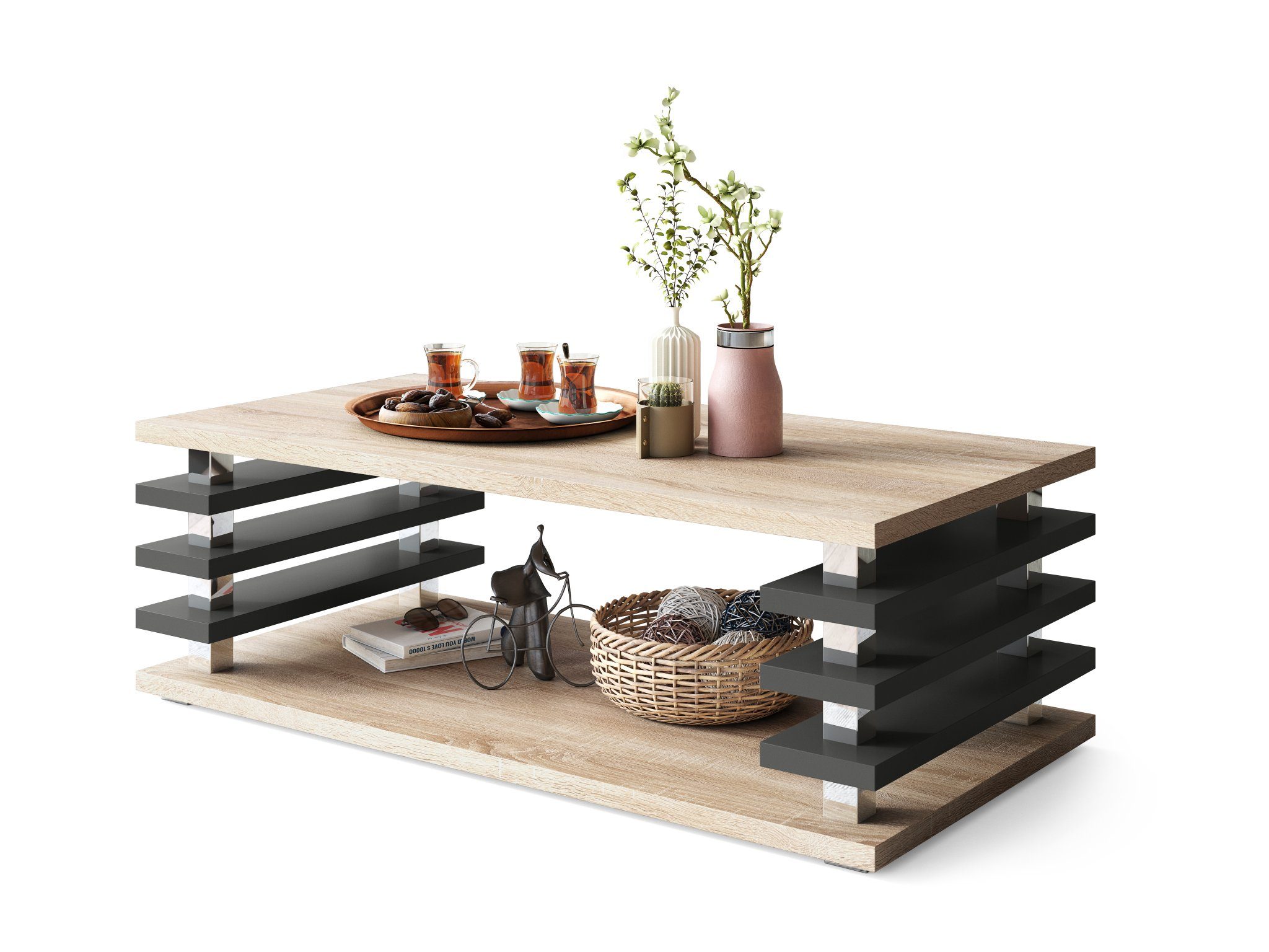 designimpex Couchtisch DC-3 Design Wohnzimmertisch Tisch günstig online kaufen