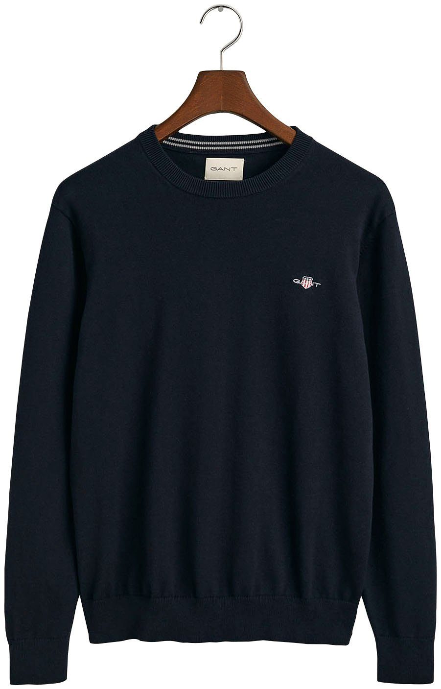 Gant Rundhalspullover CLASSIC COTTON C-NECK Premium günstig online kaufen