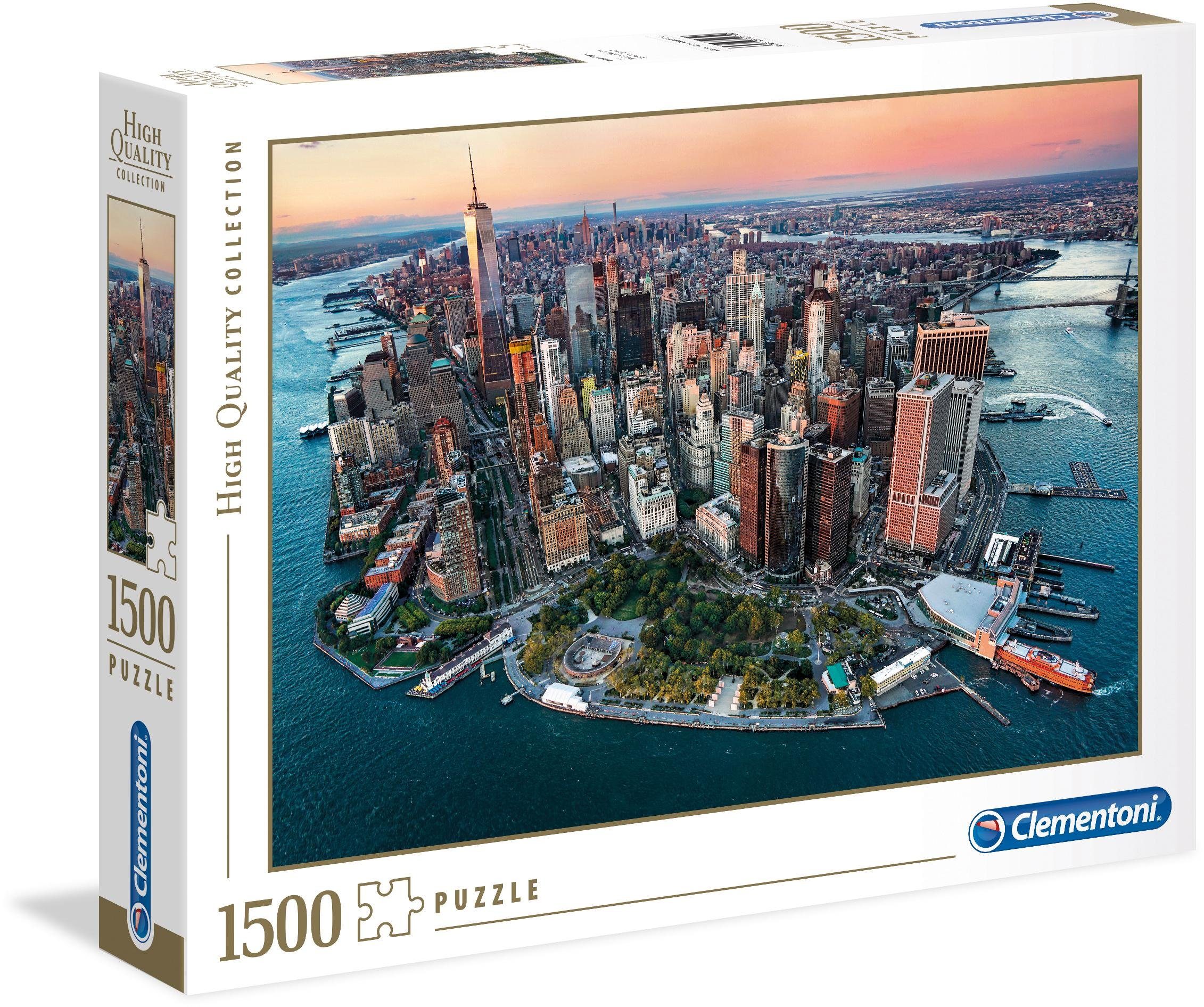 Clementoni® Puzzle High Quality Collection, New York, 1500 Puzzleteile, Made in Europe