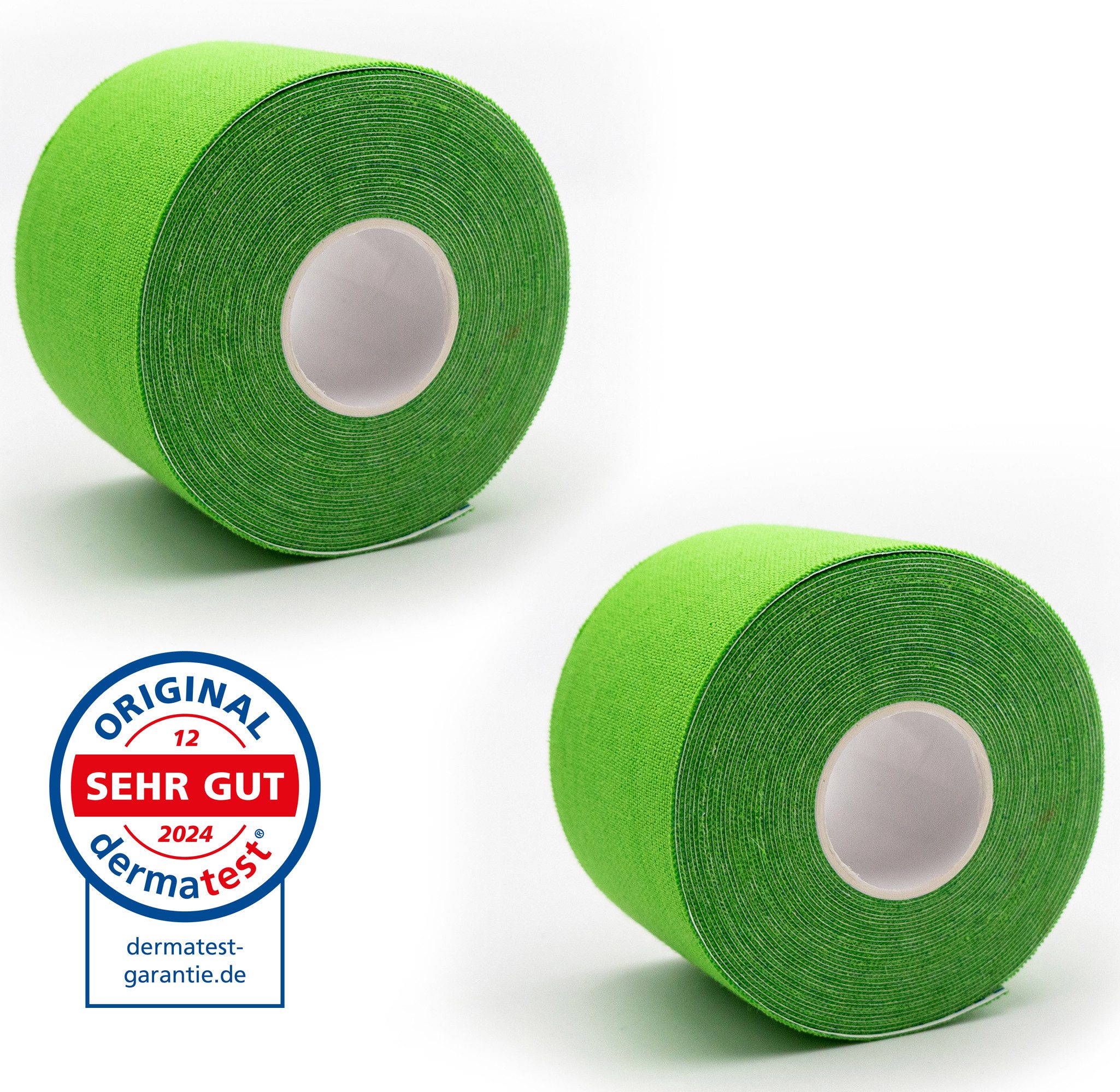 Axion Kinesiologie-Tape Kinesio-Tape - Wasserfestes Tape, verschiedene Farben, je 500 x 5 cm (Set, 2-St) Sporttape Bandage