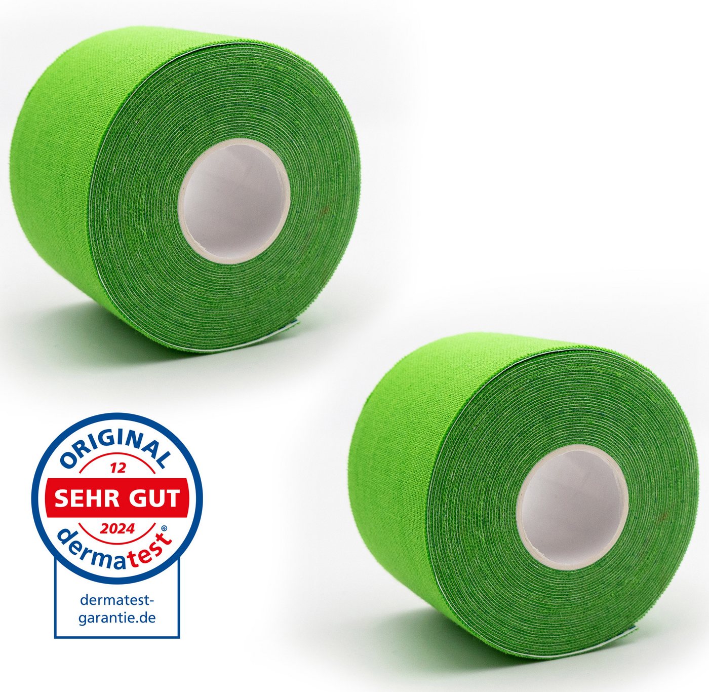 Axion Kinesiologie-Tape Kinesio-Tape - Wasserfestes Tape, verschiedene Farben, je 500 x 5 cm (Set, 2-St) MEDIZINPRODUKT, Sporttape Bandage
