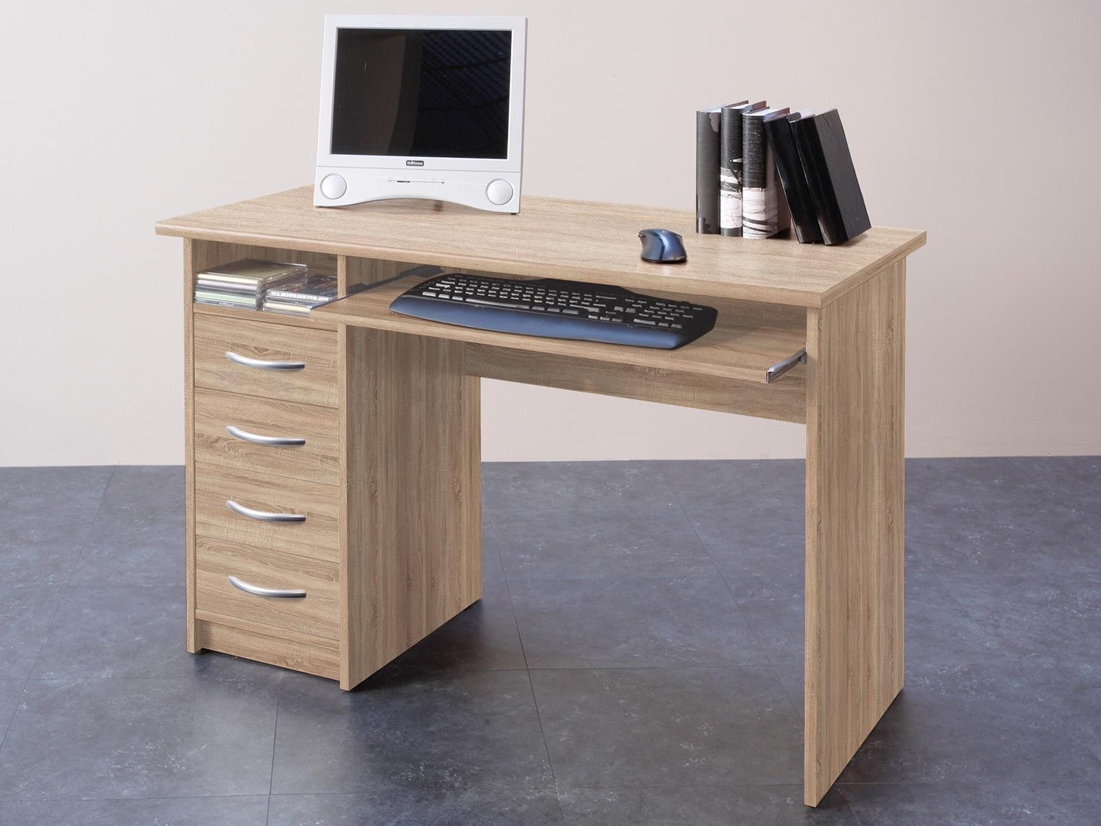 PREISBRECHER Schreibtisch Taunton, 110 x 75 günstig online kaufen