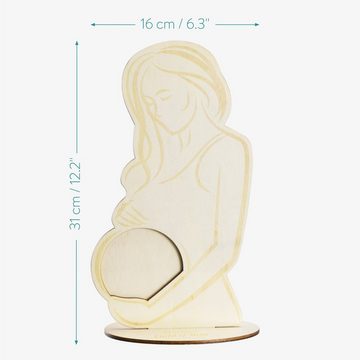 Navaris Bilderrahmen Baby Ultraschall Bilderrahmen Geschenk Geburt Schwangerschaft, (1 St)