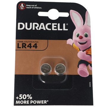 Duracell Duracell LR44, V13GA, GPA76, 82, LR1154, 357A, 2er Pack Knopfzelle, (1,5 V)