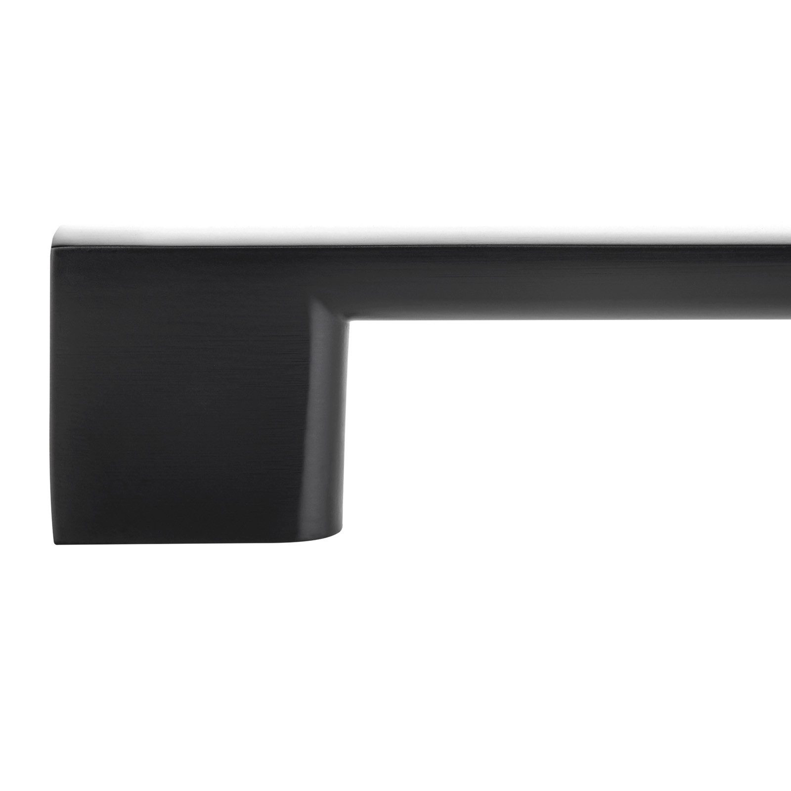 SO-TECH® Möbelgriff Bügelgriff Blackline XII schwarz matt - inkl. Schrauben (1-St), Schubladengriff Schrankgriff Bohrlochabstand (BA) 96 mm – Bild 4 von 5
