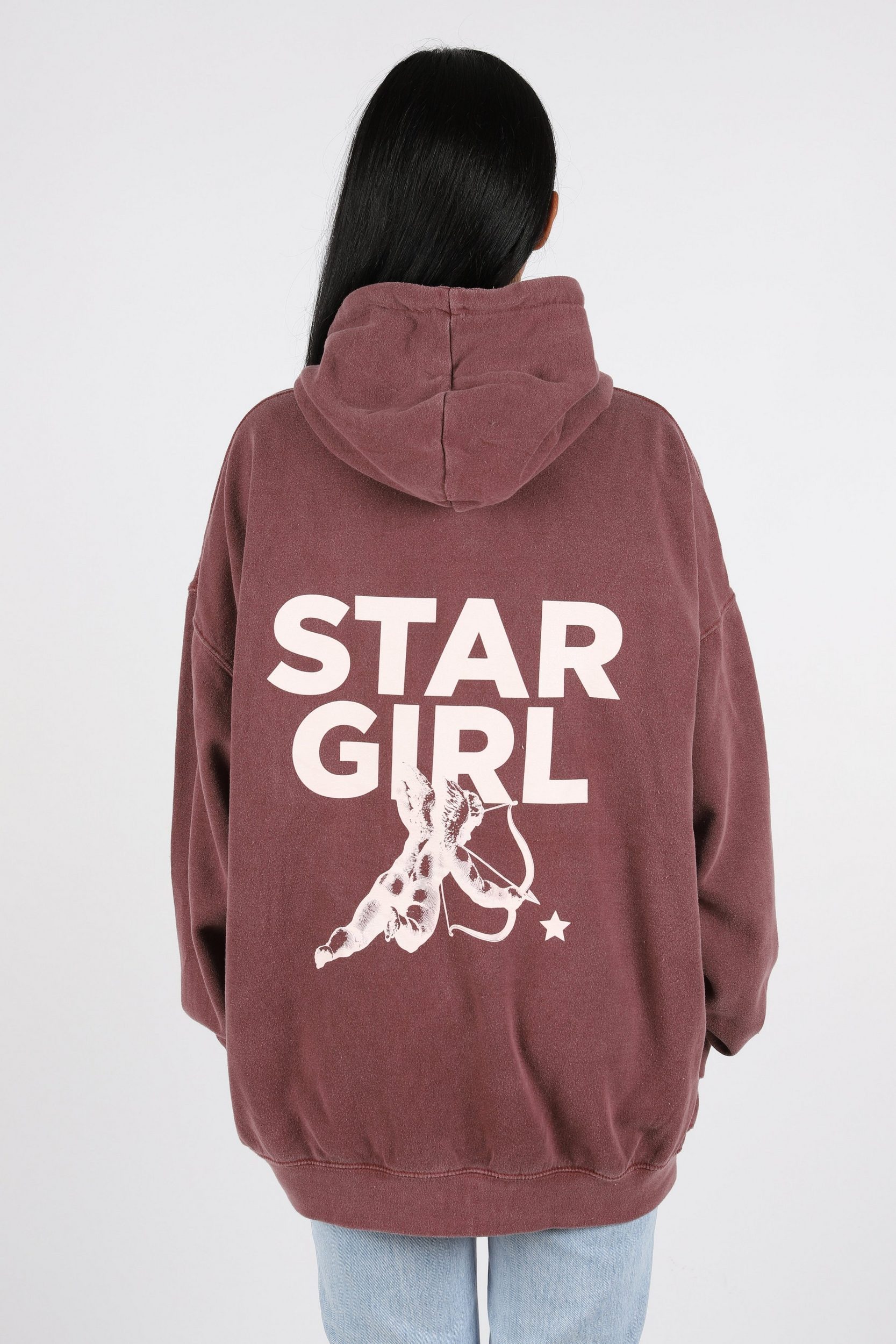 Worldclassca Hoodie Worldclassca Oversized Hoodie Girl Kapuzenpullover Washed Sweatshirt Neue Kollektion - Stilvolle und gemütliche Mode für Damen
