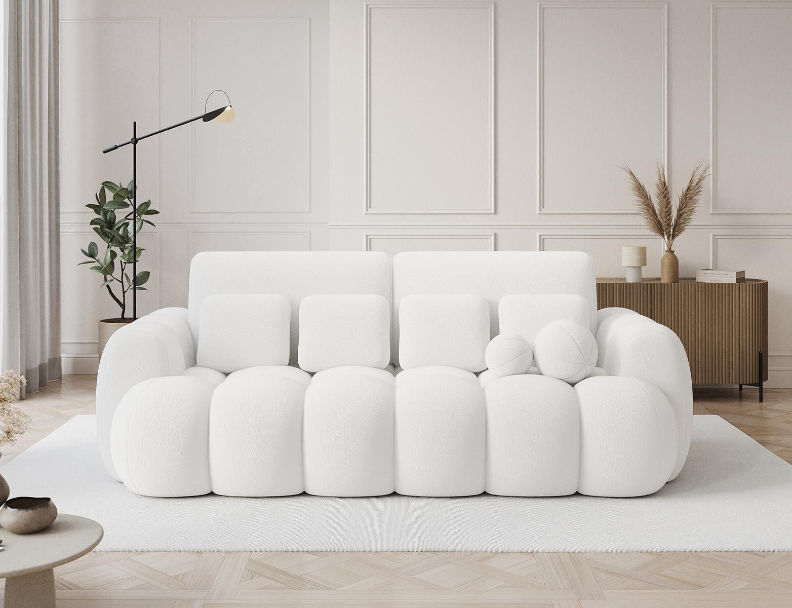 Compleo Schlafsofa bubble, Designer Sofa, Schlaffunktion, BreIte: 256 cm