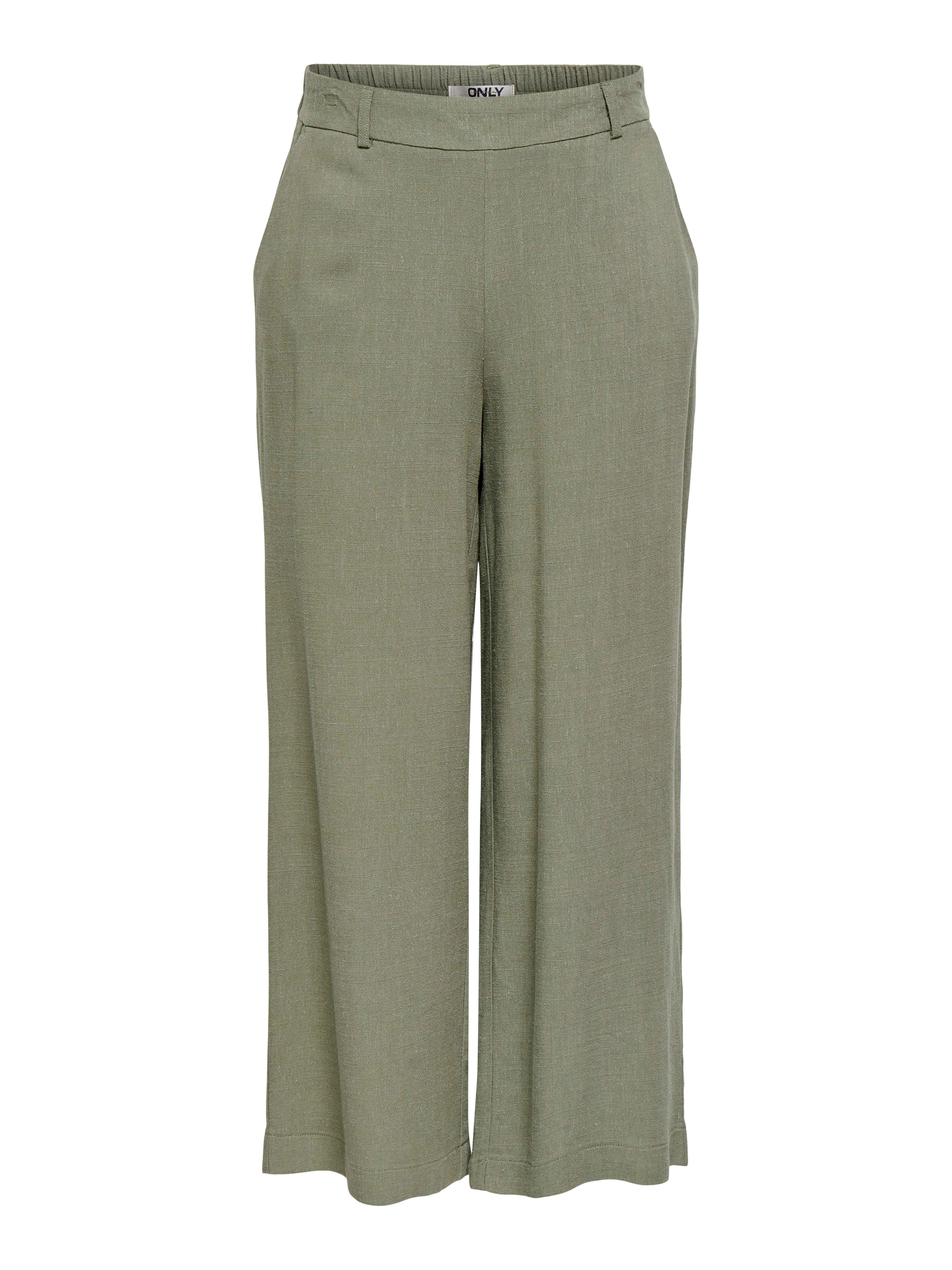 ONLY Culotte ONLSIESTA HW LIN BL CLEAN CULOT PNT NOOS mit Leinen günstig online kaufen