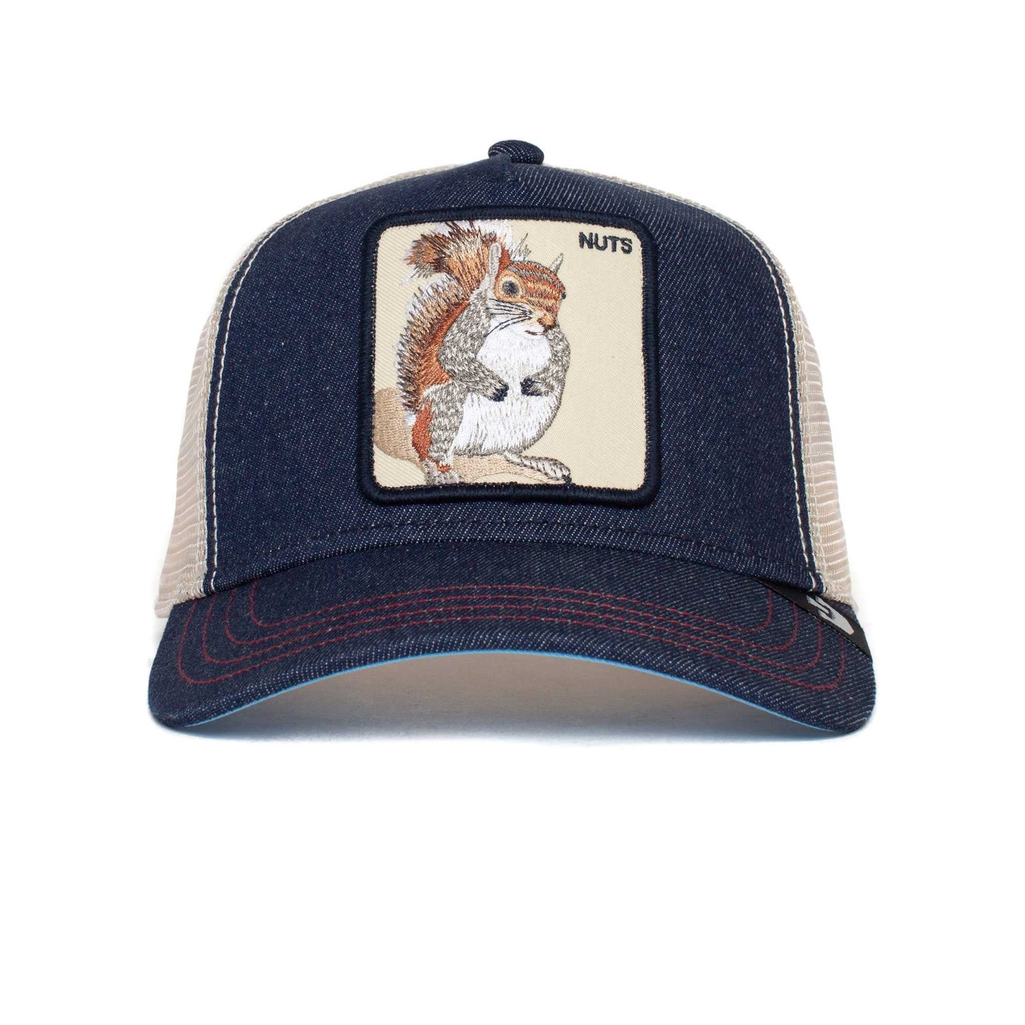 - Frontpatch, GOORIN Bros. Unisex Nuts One The Size Squirrel Trucker Kappe, Cap Baseball Cap
