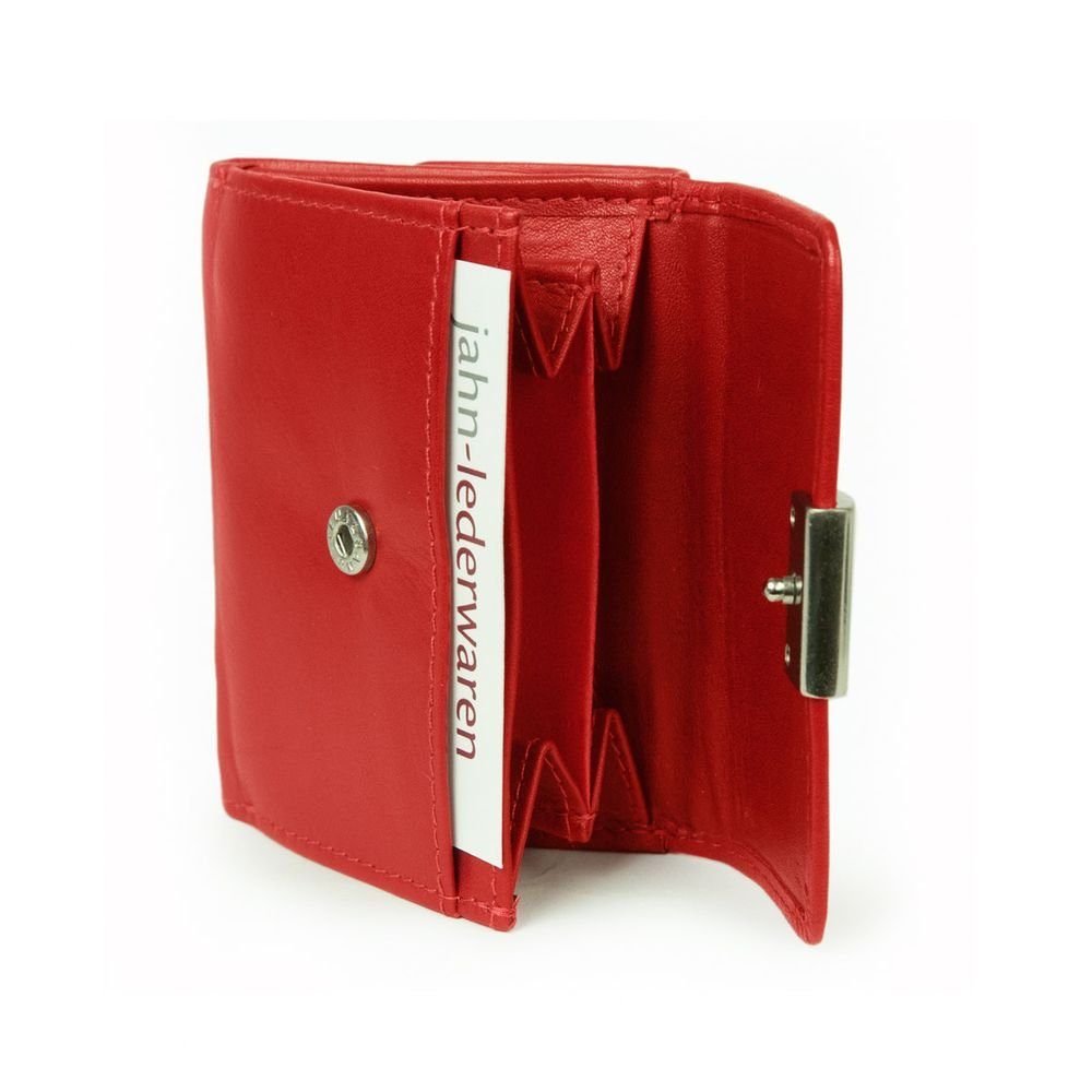 BRANCO Mini Geldbörse Kleine Damen-Geldbörse / Portemonnaie, Leder, Rot, Br günstig online kaufen
