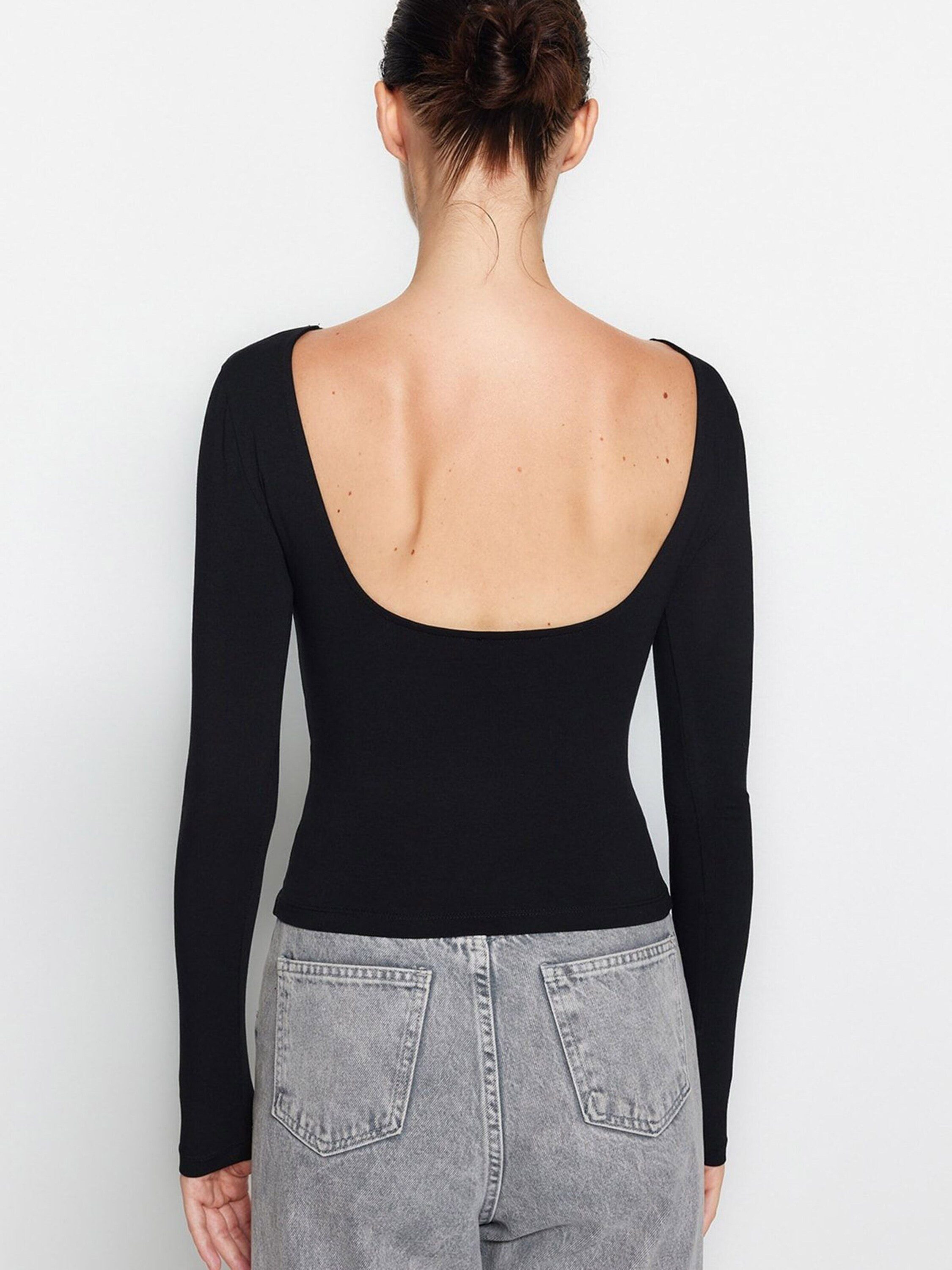 Trendyol Langarmshirt (1-tlg) Plain/ohne Details