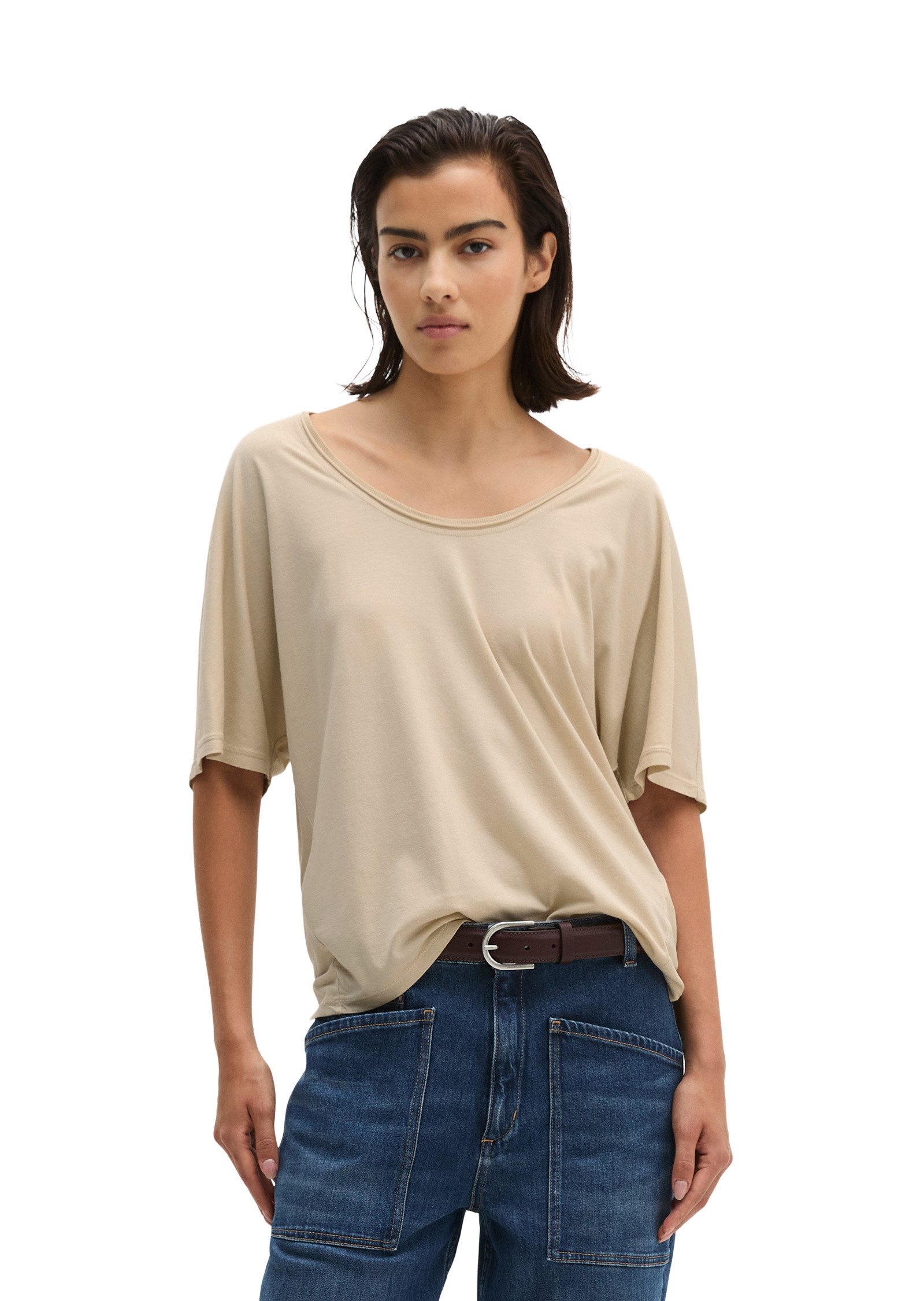 Marc O'Polo T-Shirt aus feinem Slub-Jersey