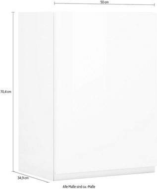 OPTIFIT Hängeschrank Avio mit Soft-Close-Funktion und hochwertiger Hochglanz-Front, Breite 50 cm