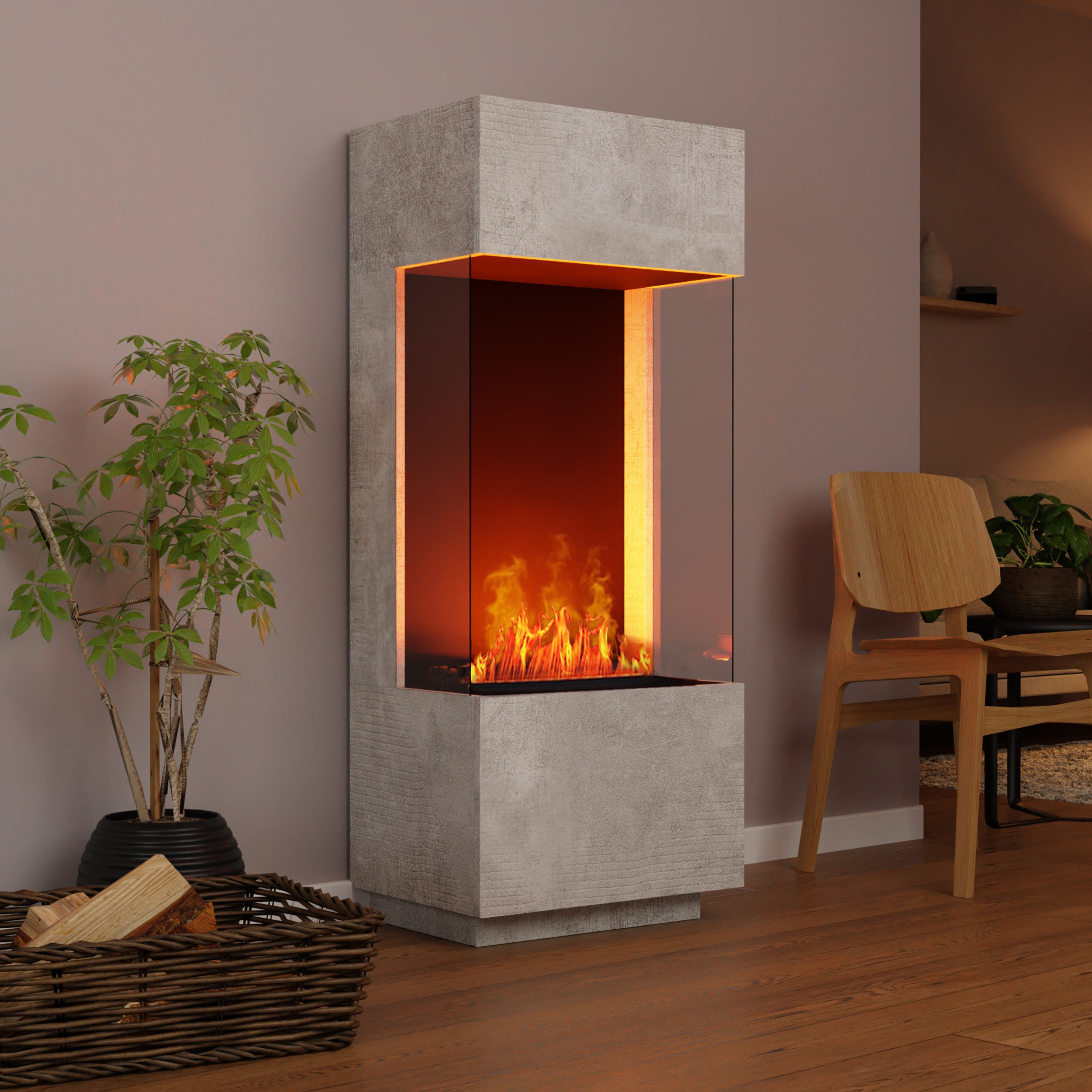 GLOW FIRE Elektrokamin OGF 1 Wasserdampf günstig online kaufen