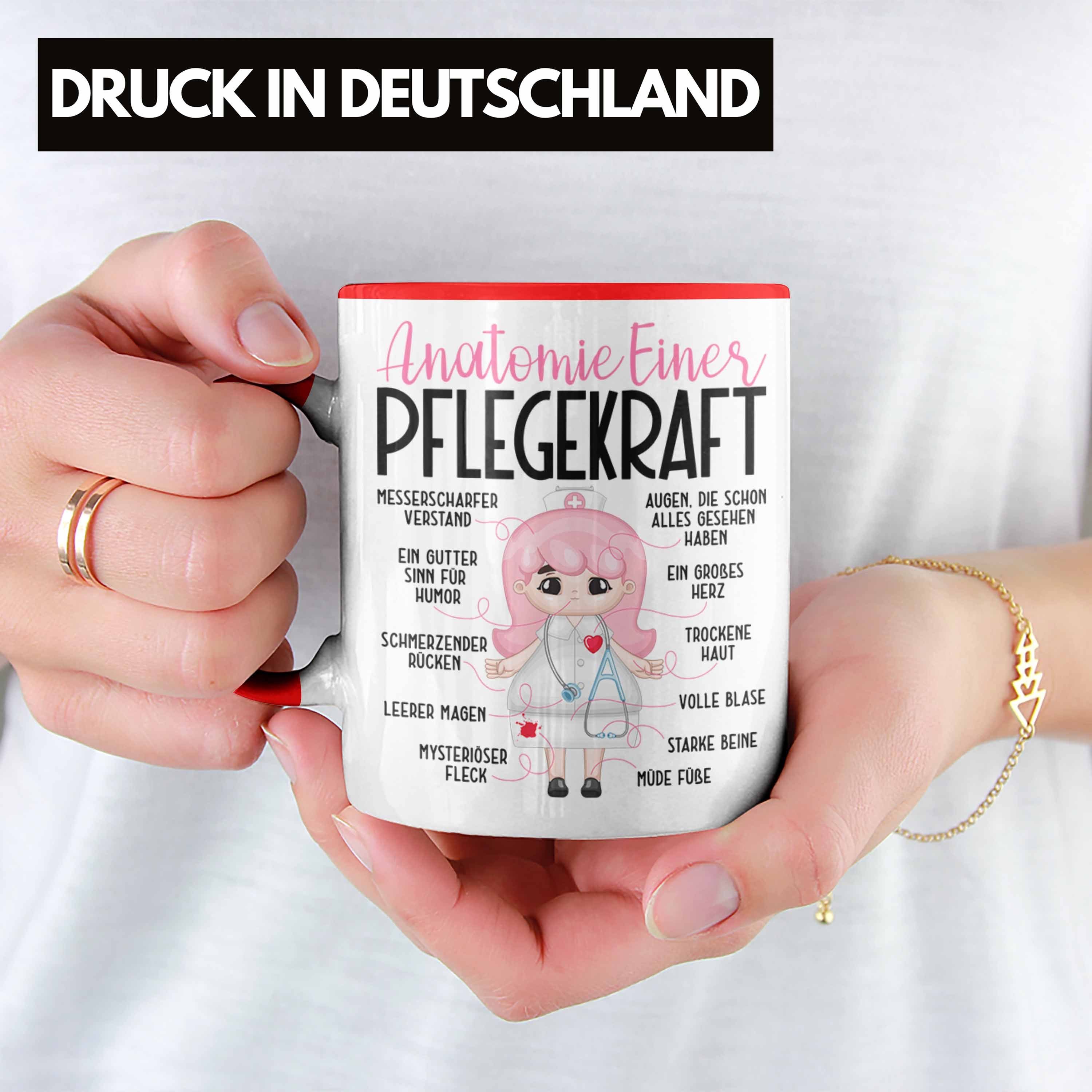 Trendation Tasse Pflegefachkraft Tasse Geschenk Anatomie Einer Pflege Frauen Pflegerin