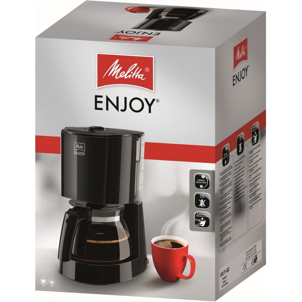 Enjoy - Melitta schwarz Filterkaffeemaschine - Filterkaffeemaschine Basis