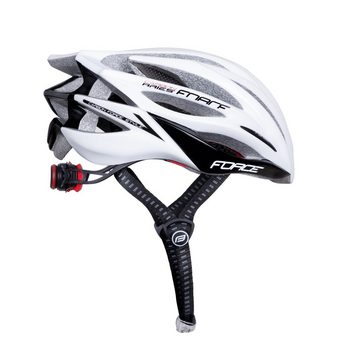 FORCE Fahrradhelm Helm FORCE ARIES carbon white S - M
