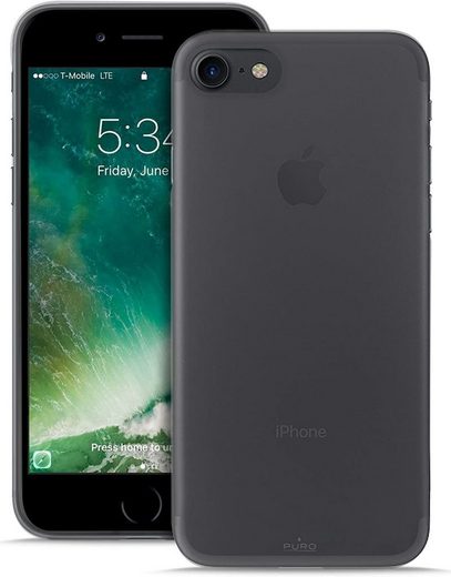 Puro Smartphone-Hülle »Puro Ultra Slim 0.3 Cover TPU Case Schutz-Hülle Schale Bumper für Apple iPhone 7 / 8 / SE 2020 SE 2. Generation« Iphone 7 / 8 11,94 cm (4,7 Zoll), Schützhülle für Apple iPhone 7 / 8 / SE (2020)