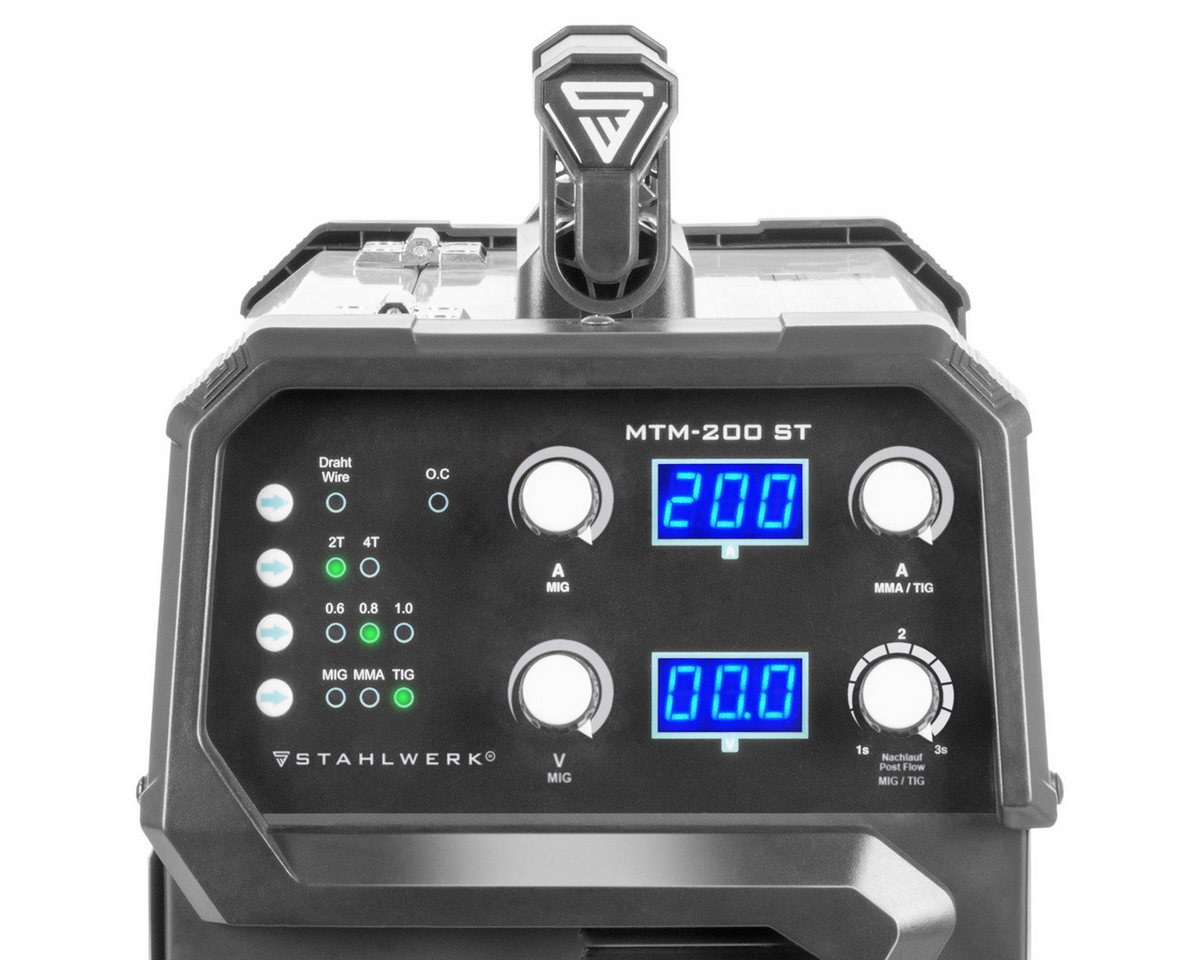 Thumbnail - STAHLWERK Inverterschweißgerät Kombi-Schweißgerät MTM-200 ST 3-in-1, 10 - 200 A, Packung