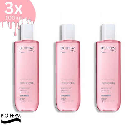 BIOTHERM Gesichtslotion Biosource 3x100ml Pack, Face Lotion Pflege Kosmetik Beauty