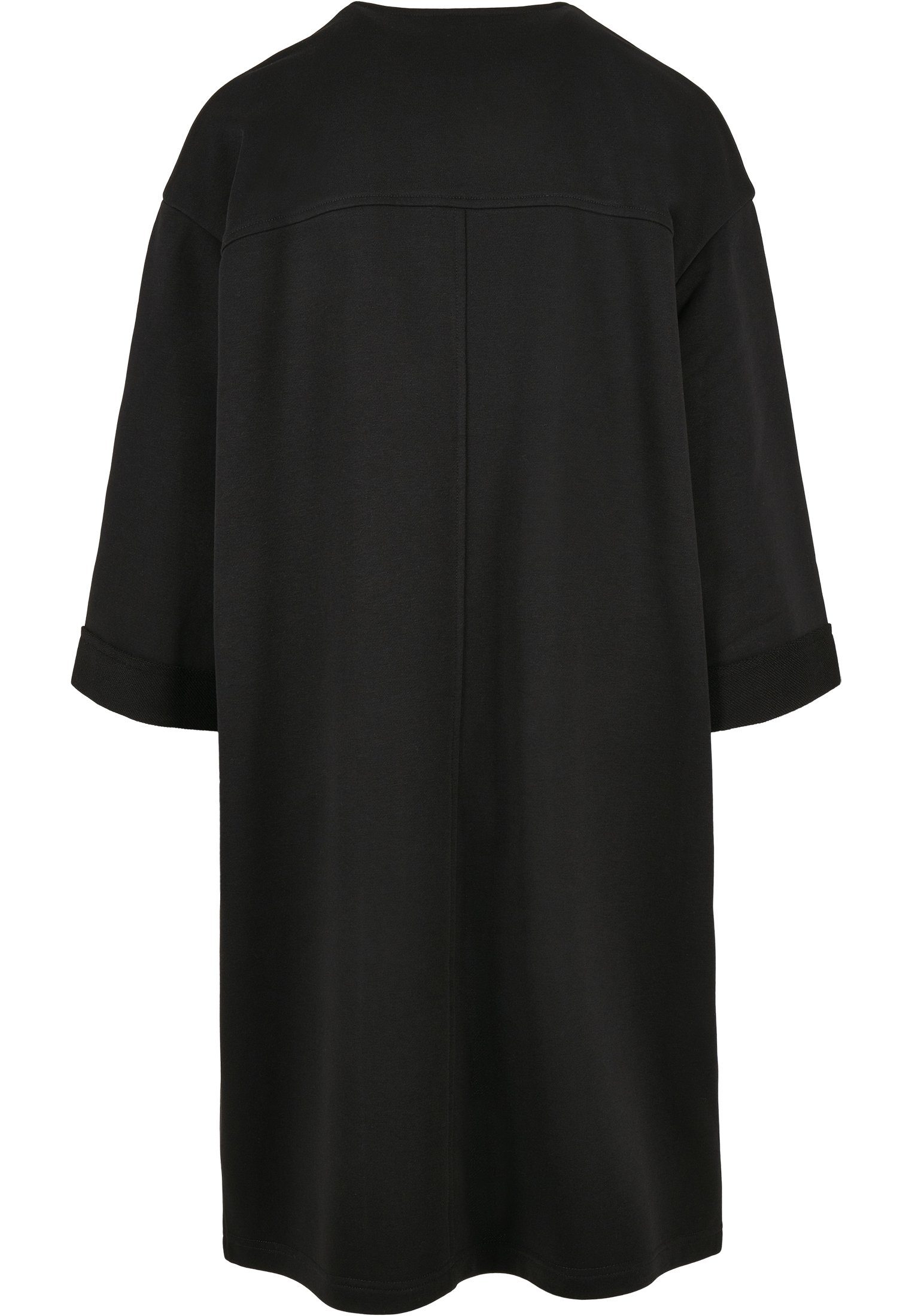 URBAN CLASSICS Sweatjacke black Cardigan Terry Oversized (1-tlg) Ladies Frauen