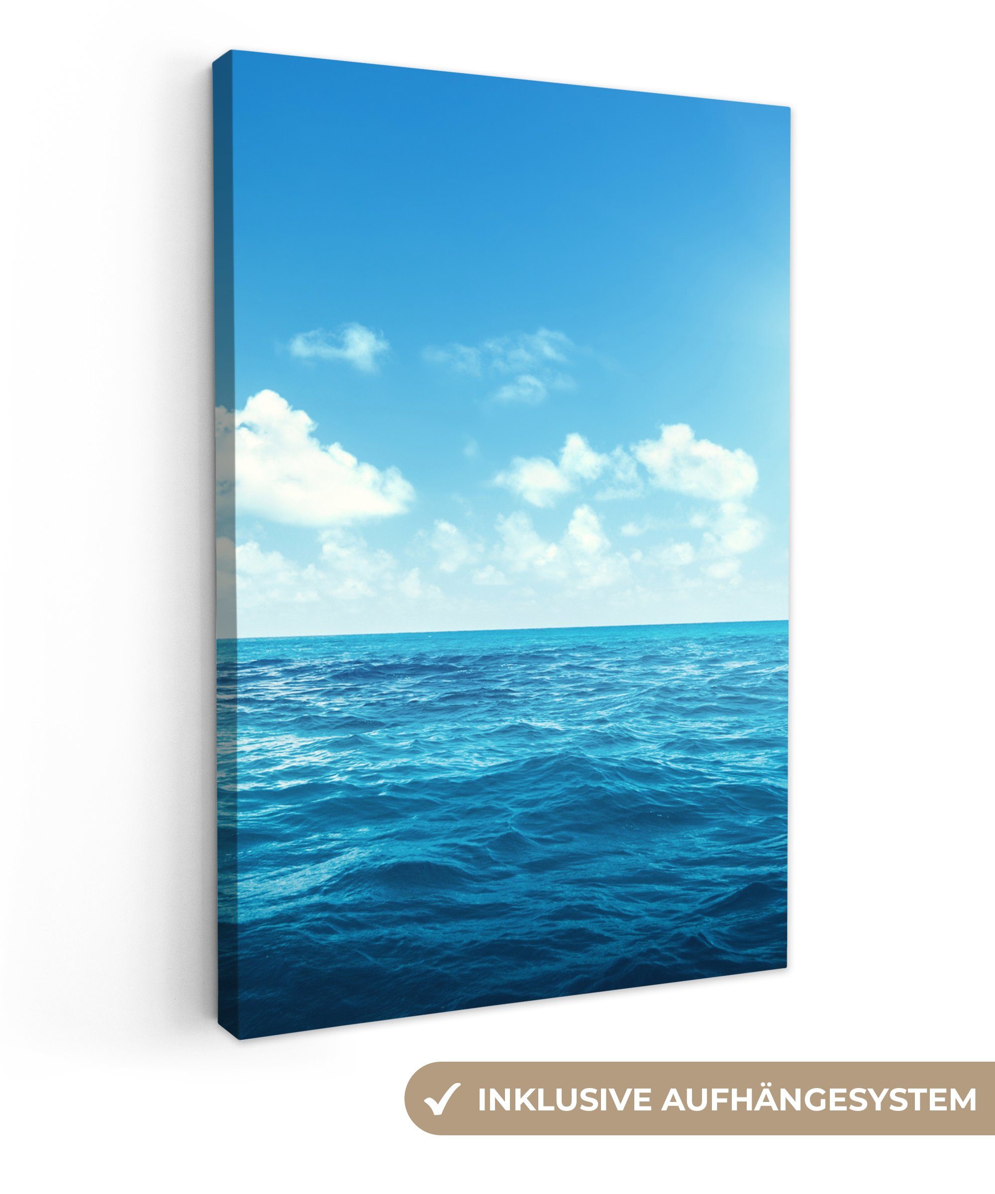 OneMillionCanvasses® Leinwandbild Meer - Himmel - günstig online kaufen