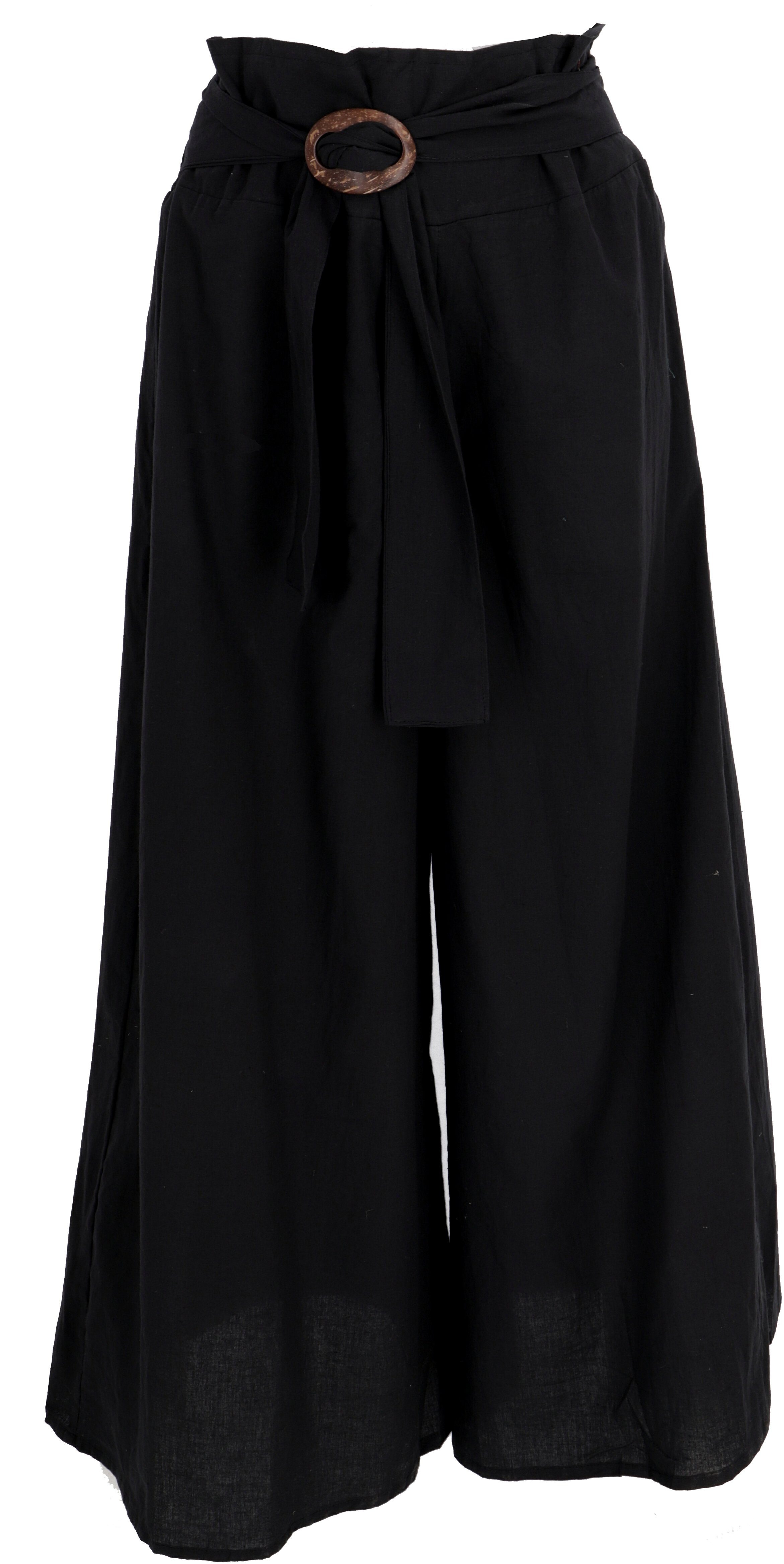 Guru-Shop Relaxhose Luftige Sommerhose mit Kokosschnalle, günstig online kaufen