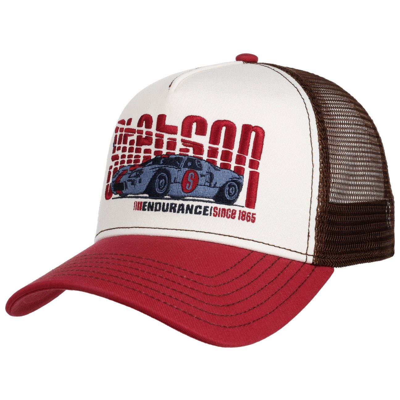 Basecap Stetson rot (1-St) Cap Trucker Snapback