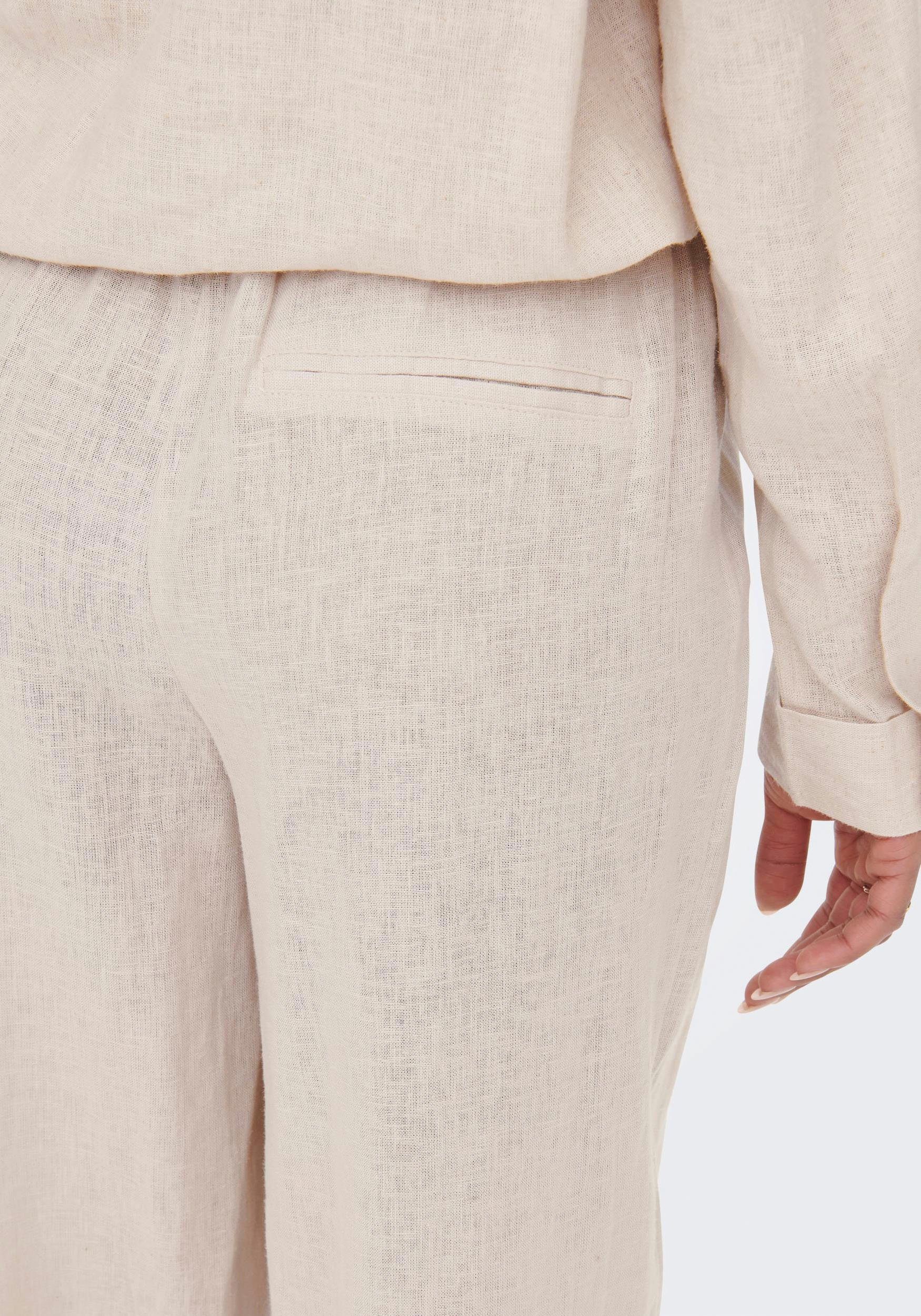 ONLY Schlupfhose ONLTOKYO – Sommerhose mit Leinen und elastischem Bund gera günstig online kaufen