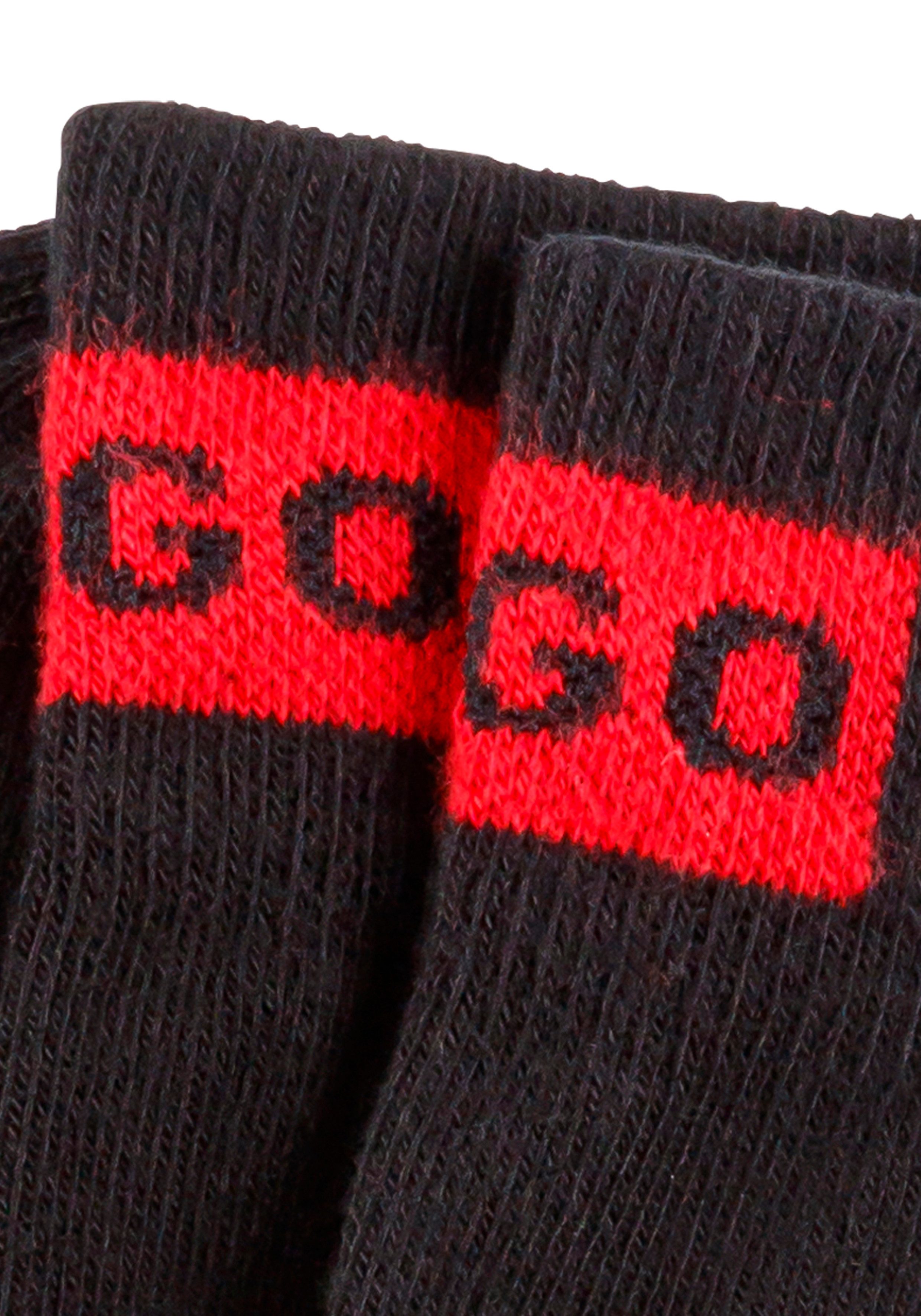 HUGO Businesssocken 2P RS LABEL CC W (Packung, 2-Paar, 2er) mit eingesticktem Markenlabel – Bild 3 von 4