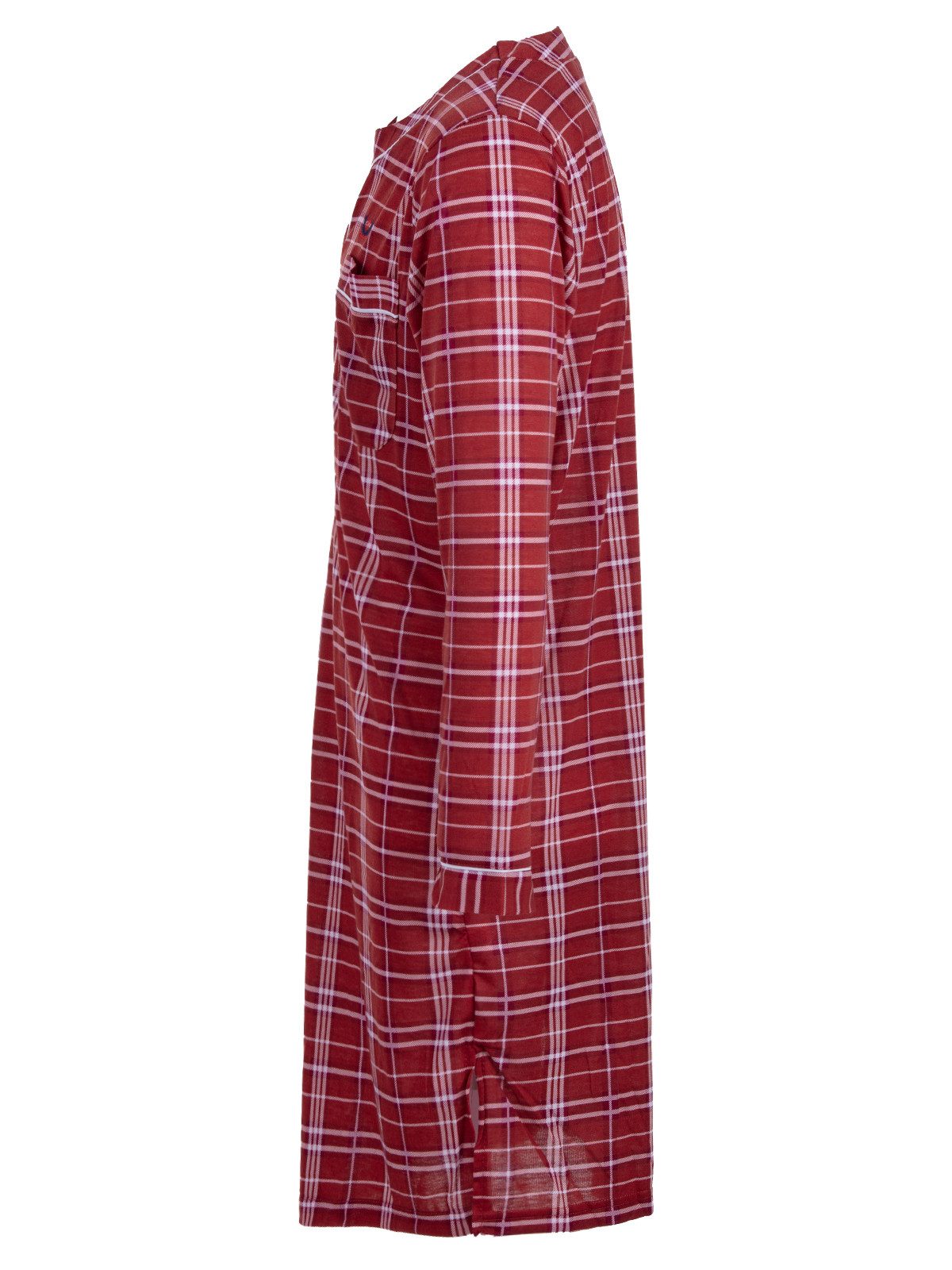 Henry Terre Nachthemd Nachthemd langarm - Tartan Muster günstig online kaufen
