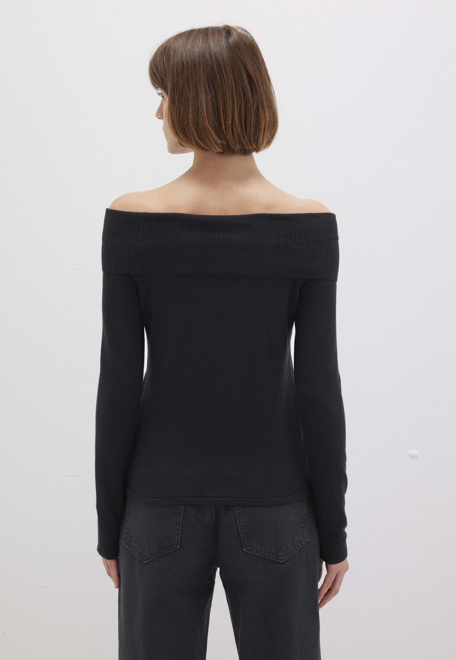 Mavi Strickpullover WIDE NECK SWEATER Pullover Offshoulder