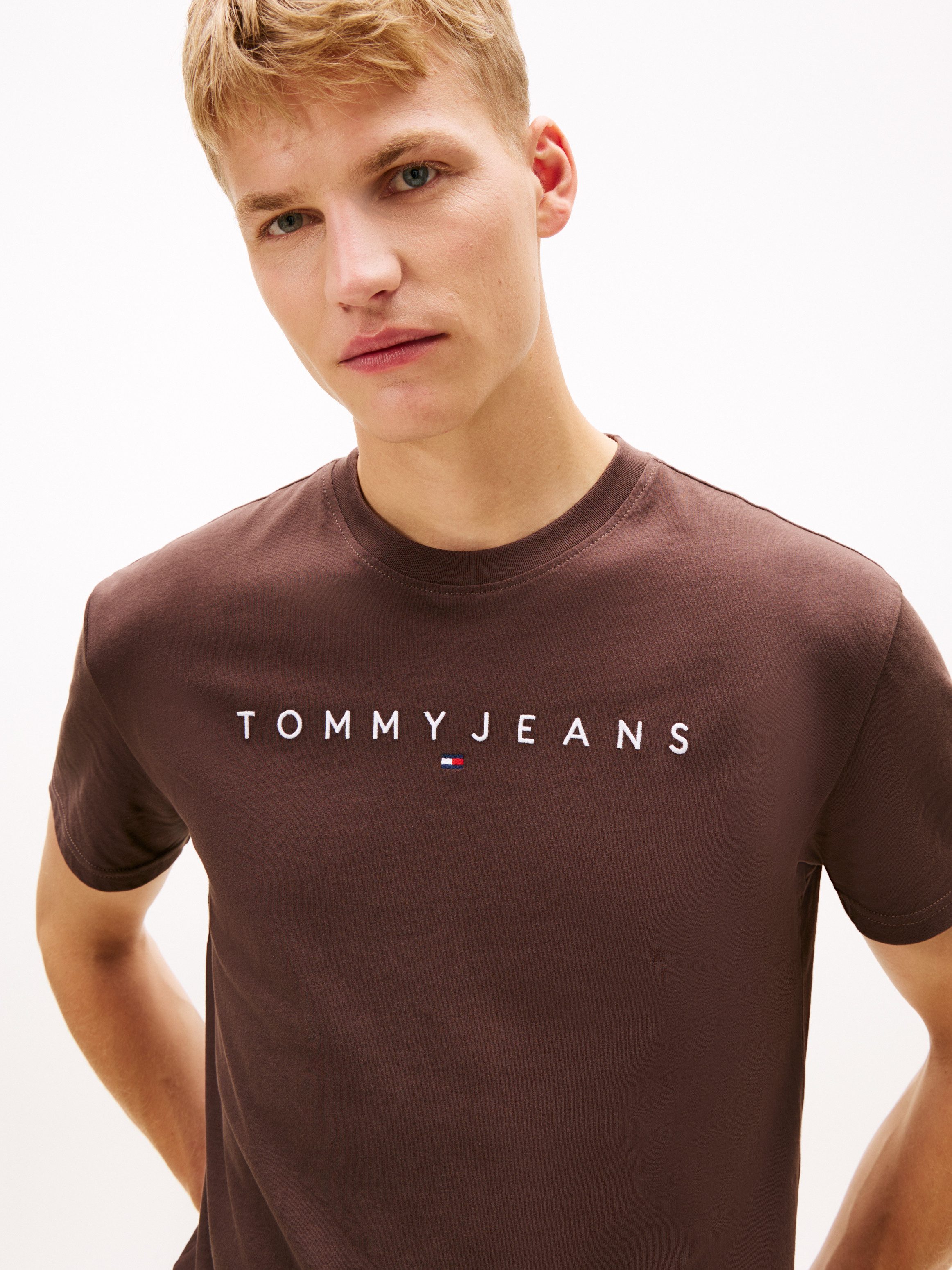 Tommy Jeans T-Shirt TJM REG LINEAR LOGO TEE EXT günstig online kaufen