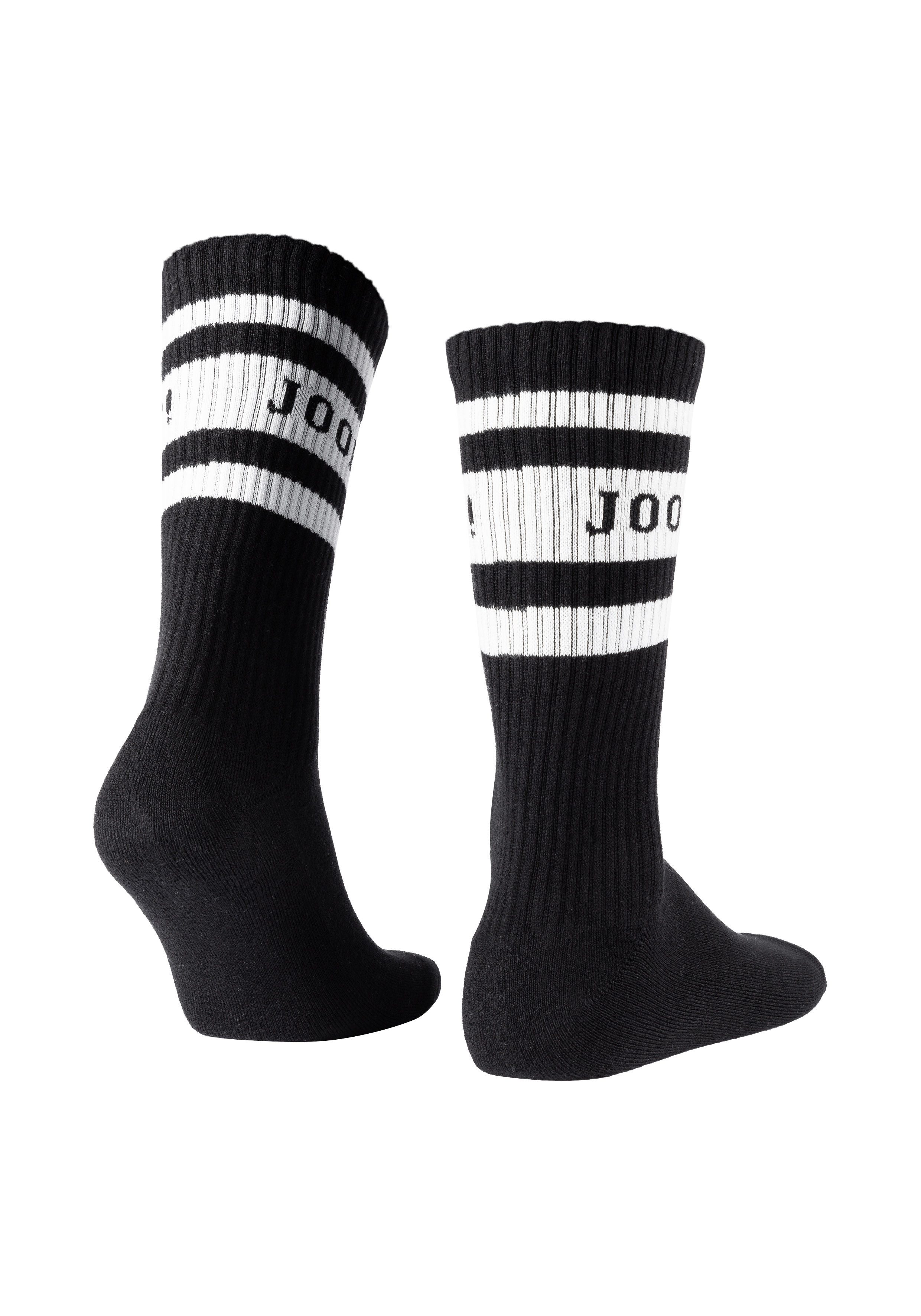JOOP! Tennissocken premium essentials (2 Paar) am Bund mit Logoschriftzug