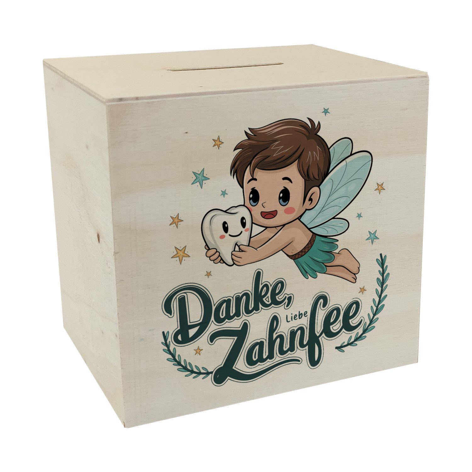 speecheese Spardose Zahnfee Spardose aus Holz Danke, liebe Zahnfee für Jung günstig online kaufen