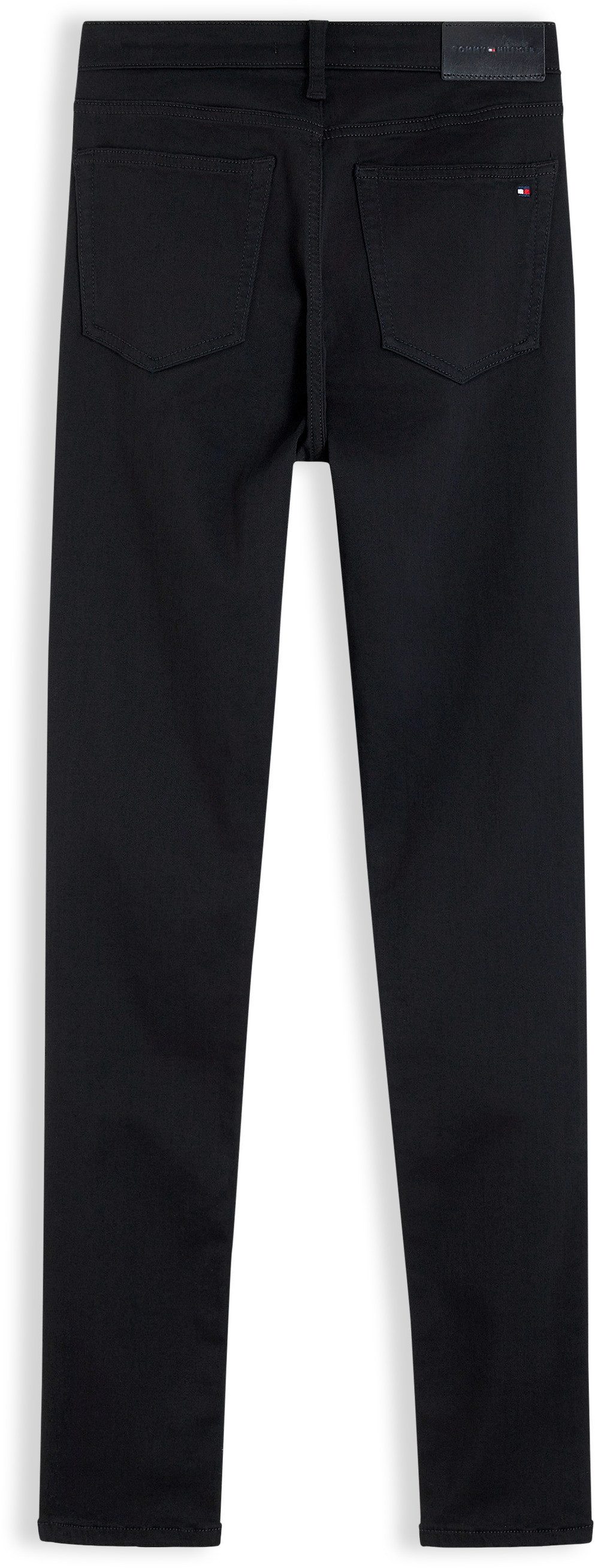 Tommy Hilfiger Skinny-fit-Jeans COMO MID RISE SKINNY STAY BLACK Baumwollmischung, regular waist