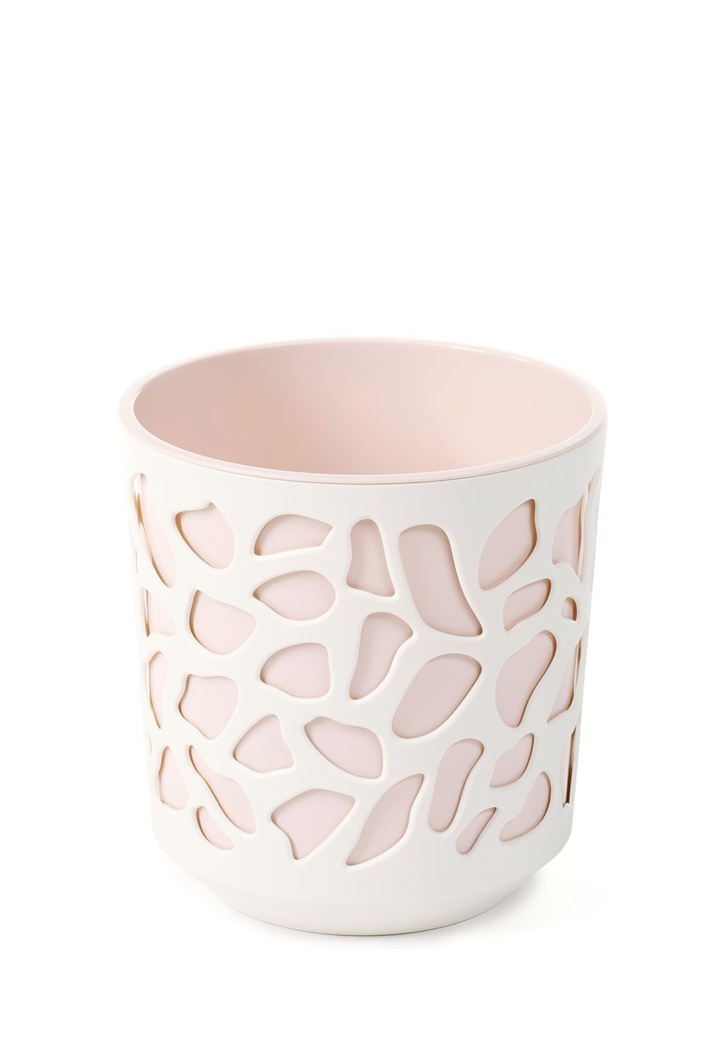 Lamela Übertopf Blumentopf DUET in Creme