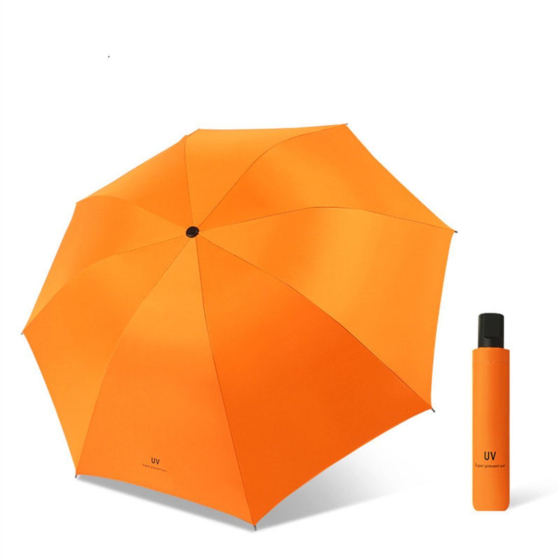 YOOdy~ Taschenregenschirm Mini Sonnenschutz und Grau Regen vor Taschenschirme Regenschirm Sonne