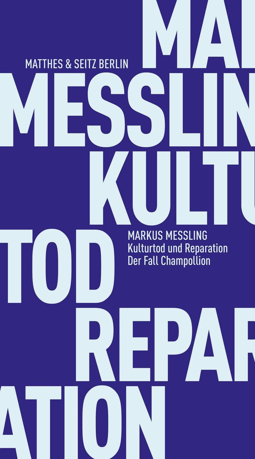 Kulturtod und Reparation / Markus Messling