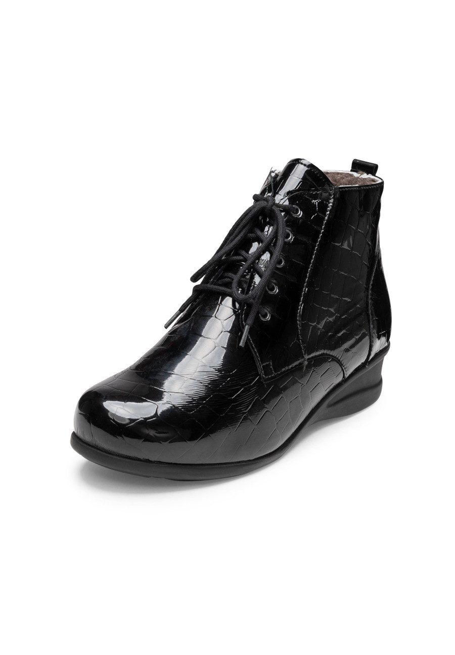 vitaform Damenschuhe Stiefelette Leder/Stretch Stiefelette