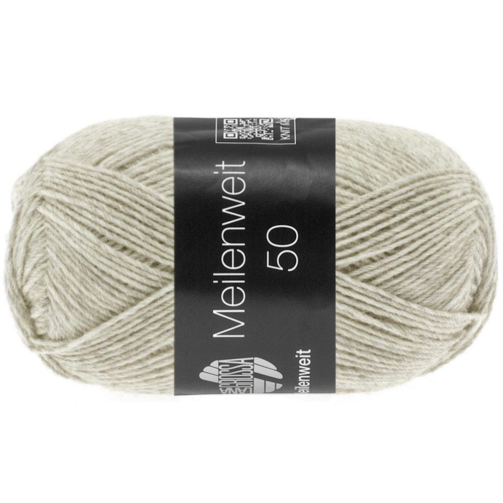 LANA GROSSA MEILENWEIT 50 g UNI 4-fach Sockenwolle Häkelwolle, 210 m (Klassisches 4-fach Sockengarn für Lieblingsprojekte, 210 m Lauflänge für feine und kreative Strickideen), 50 g