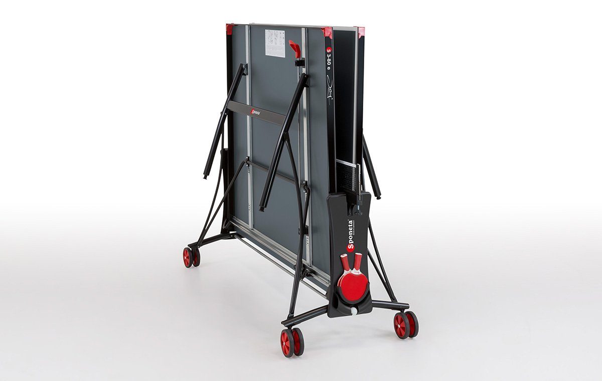 Sponeta Tischtennisplatte Outdoor "S 3-87 e" (S3 Line), (wetterfest), mit schwarzem Untergestell
