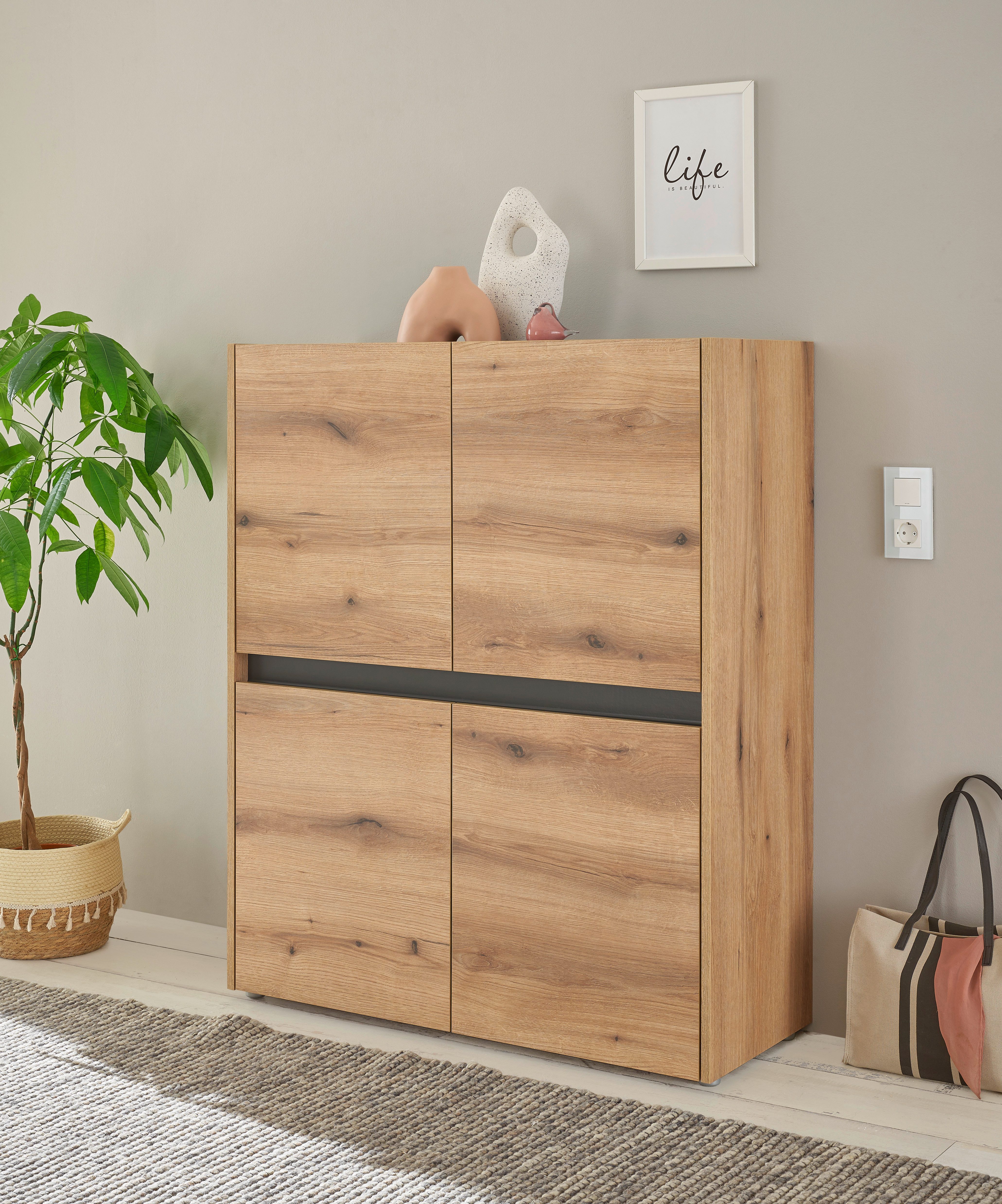 INOSIGN Highboard City/Giron, moderner Schrank, Kommode, Stauraumschrank, H günstig online kaufen