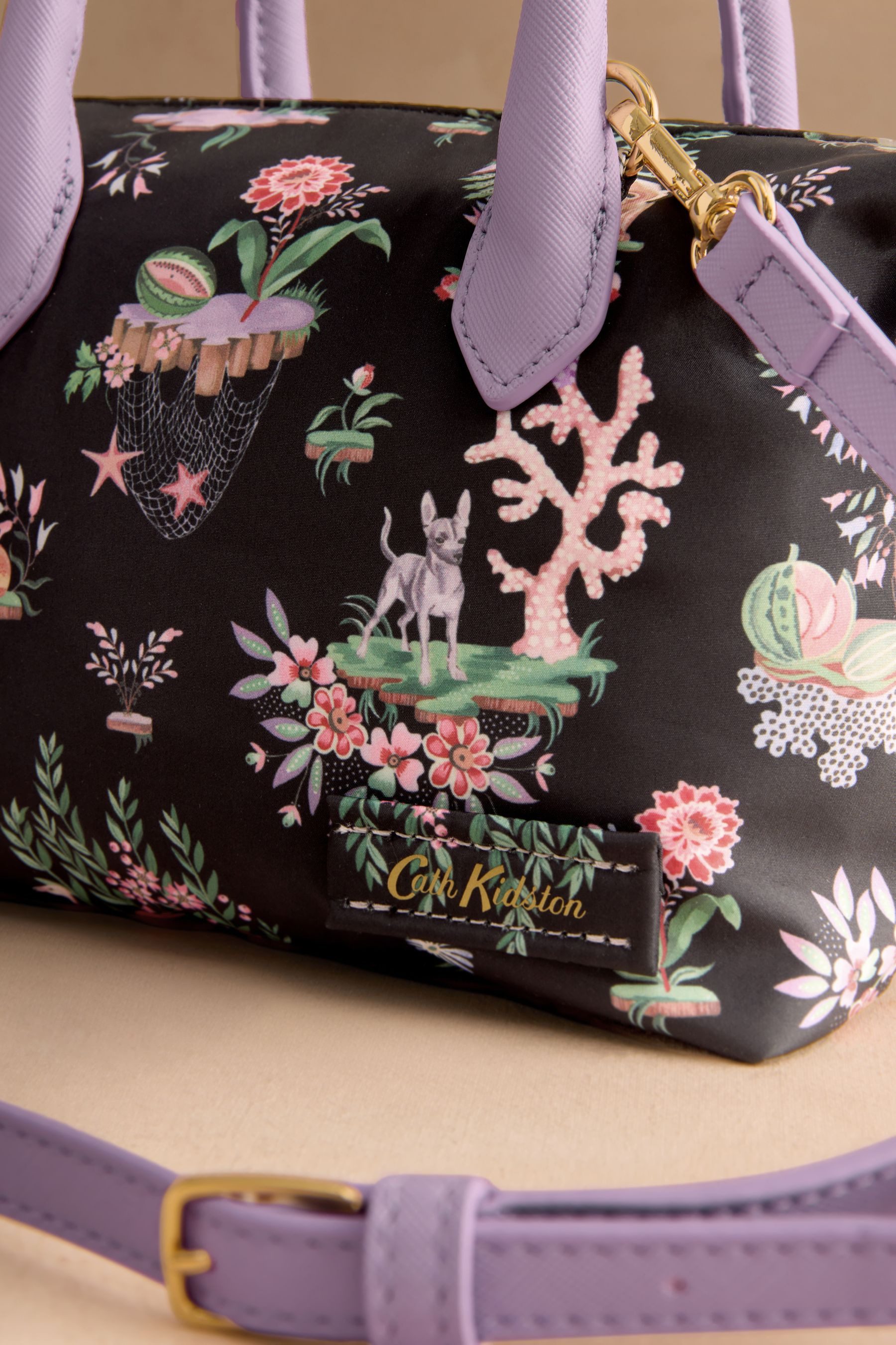 Cath Kidston Umhängetasche Cath Kidston kleine, geblümte Tote-Umhängetasche (1-tlg)