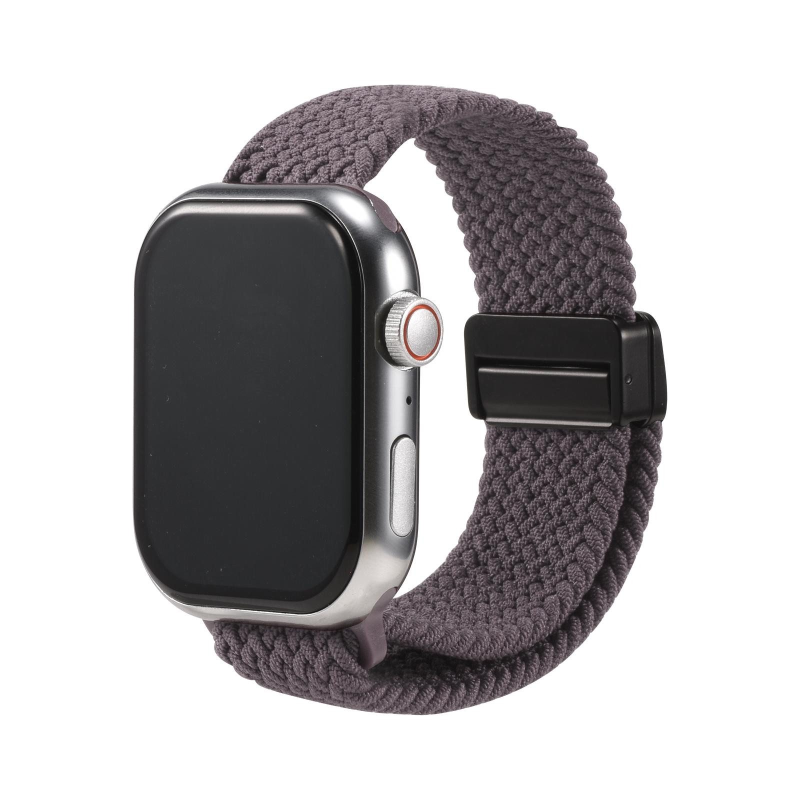 CoolGadget Smartwatch-Armband Fitnessarmband aus Nylon iWatch, für Apple Watch 1 2 3 4 5 6 7 8 9 10 11 SE 1 2 3 38 40 41 42 mm