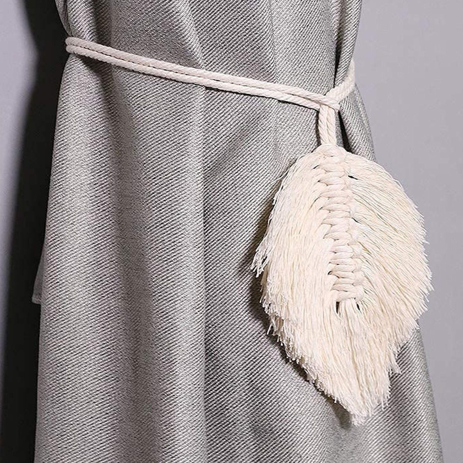 Raffhalter Vorhang-Raffhalter,Blätter Boho Raffhalter,Raffhalter Seil