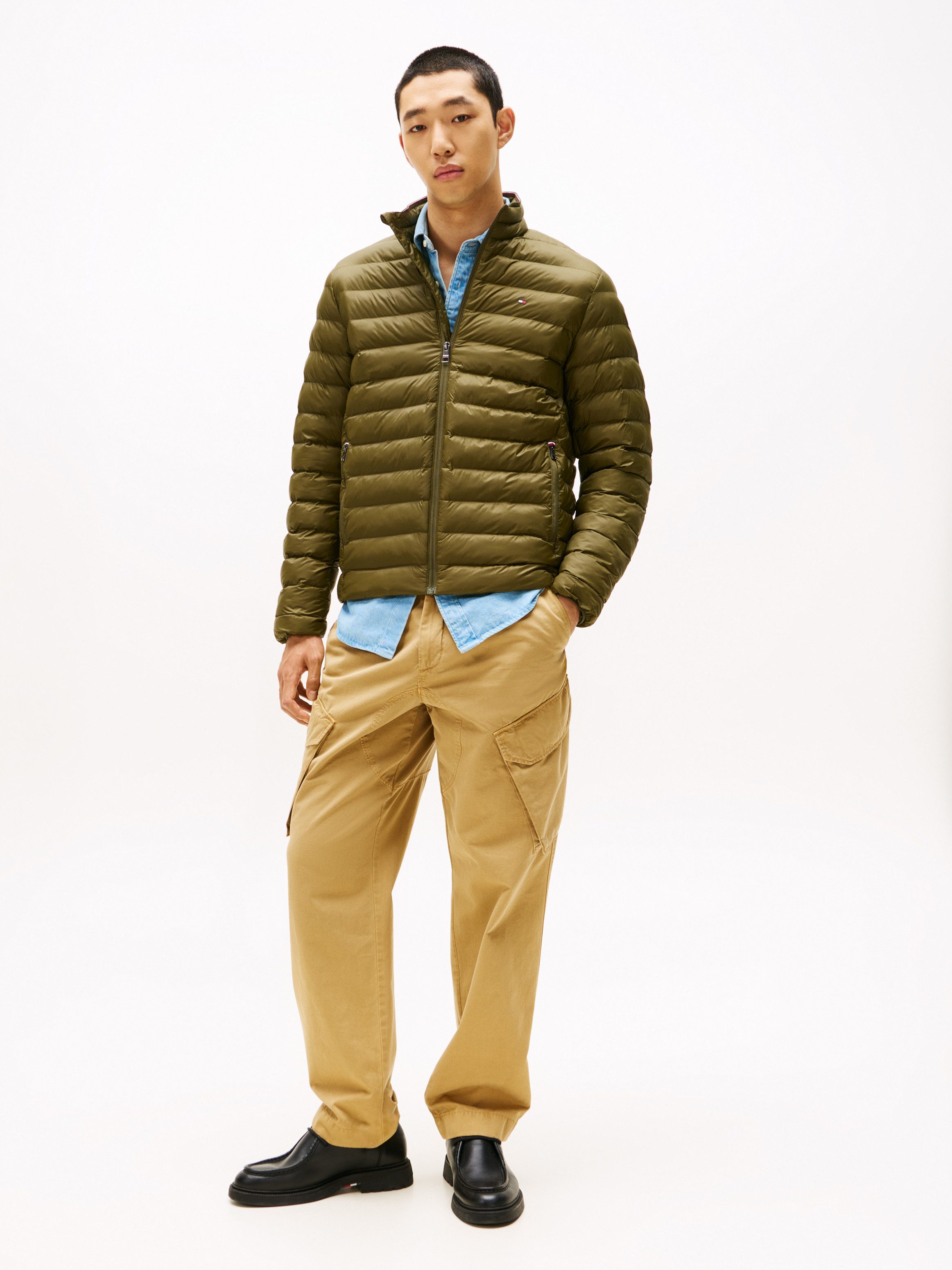 Tommy Hilfiger Steppjacke PACKABLE RECYCLED JACKET Winterjacke mit Logostickerei