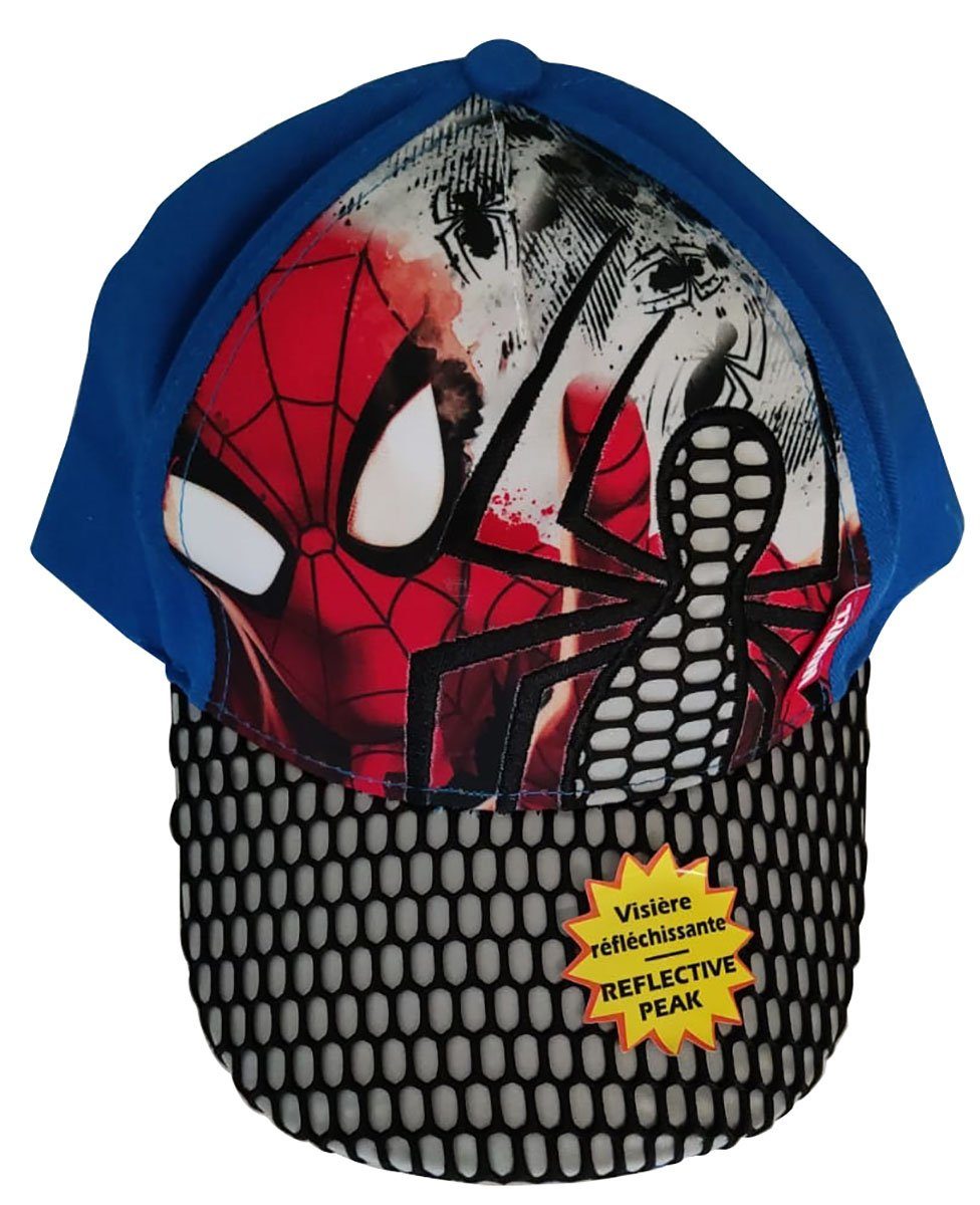 Cap Klettv Schirmmütze City Sun mit Base Kinder-Kappe, Spiderman Marvel