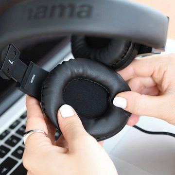 Hama PC-Office-Headset "HS-P350", Stereo, Schwarz Headset