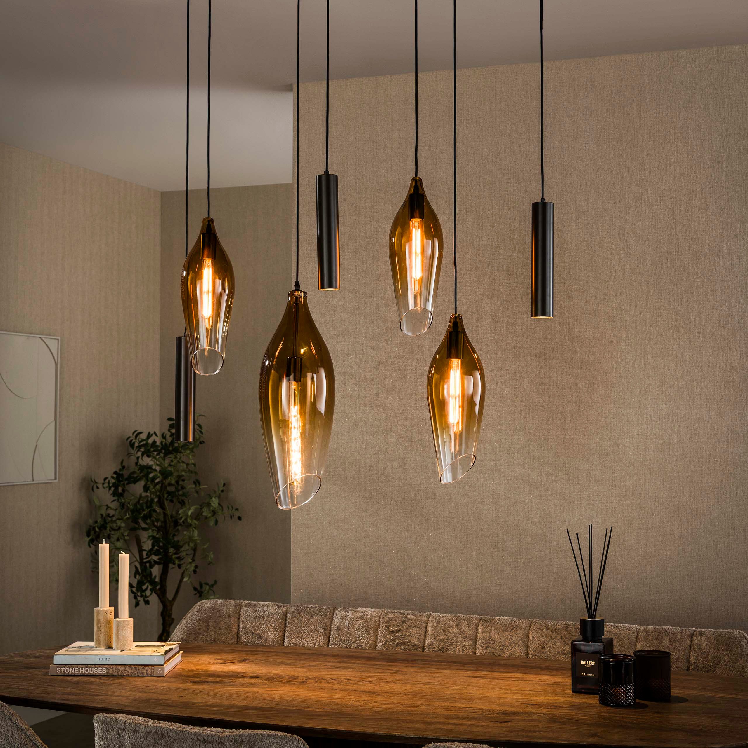 Sitheim® Pendelleuchte Pendelleuchte Cocoon 4+3-Fassungen, LED, 7-flammig